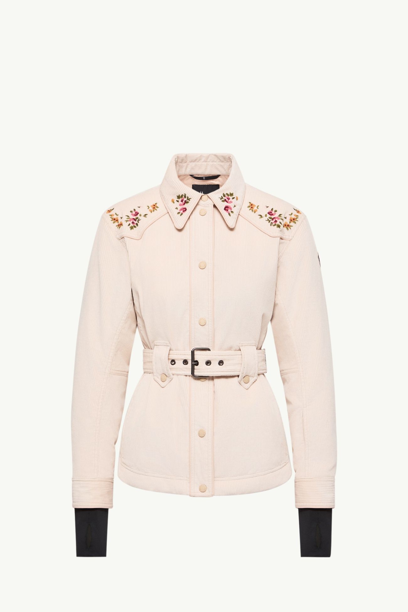 Giacca Camicia da Sci Isolante Olonne Donna Beige Chiaro Moncler 2