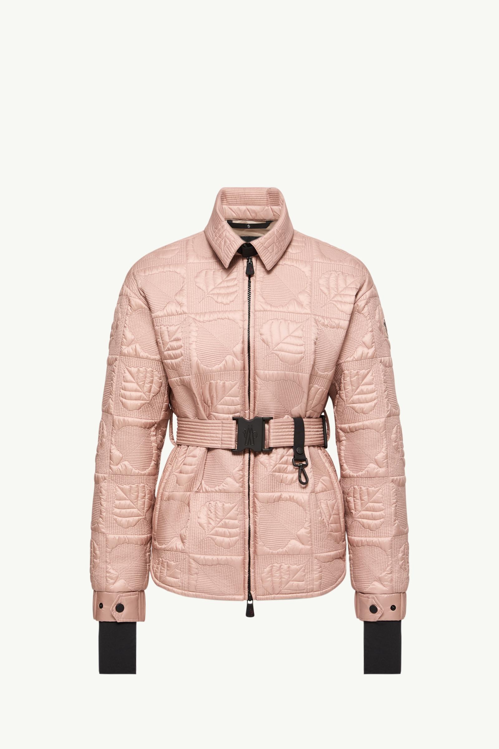 Giacca Camicia Imbottita Trapuntata a Foglie Crevoux Donna Rosa Moncler, 1 of 0