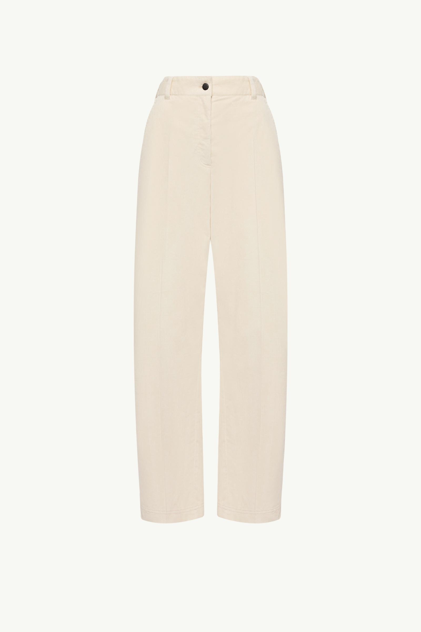 Corduroy Wide Leg Trousers Women White Moncler, 1 of 0