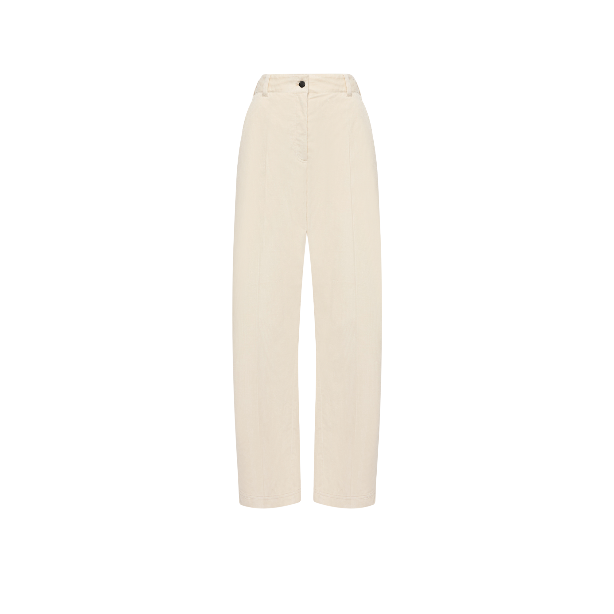 Moncler , Wide Trousers, Female, Beige, S, Wide-Leg Trousers - Image 2