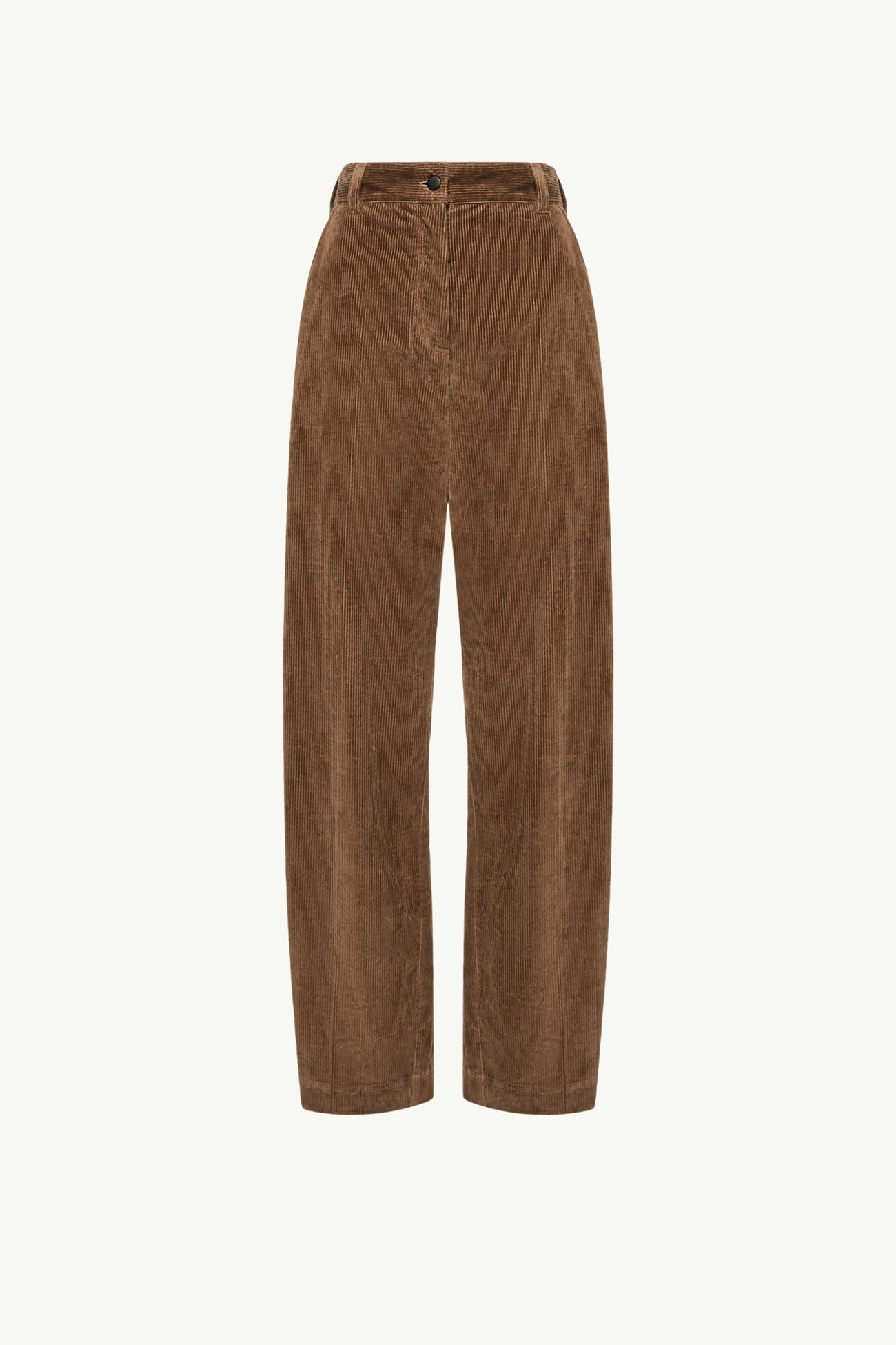Corduroy Wide Leg Trousers Women Light Brown Moncler 2
