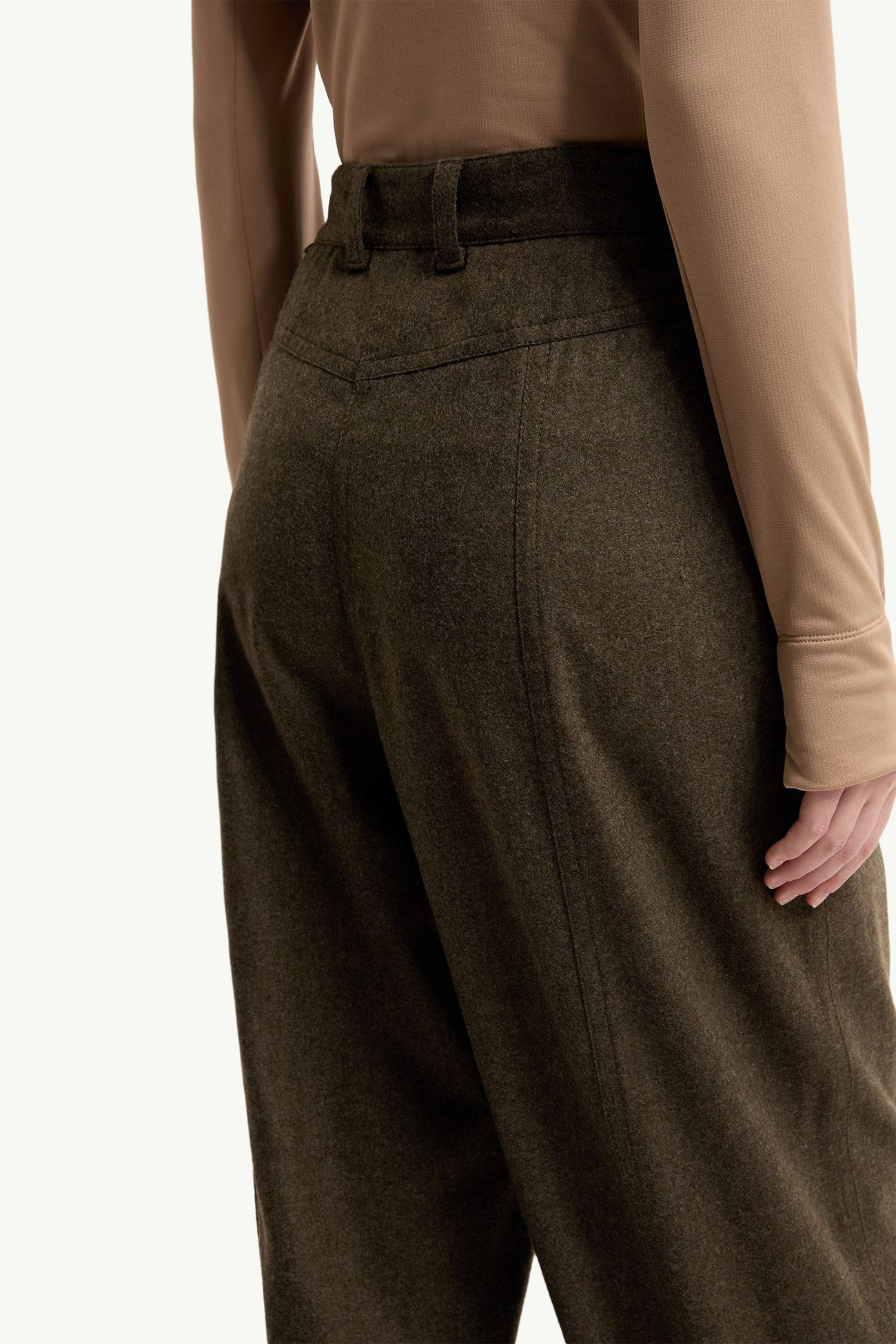 Lodenhose Damen Olivgrün Moncler 5