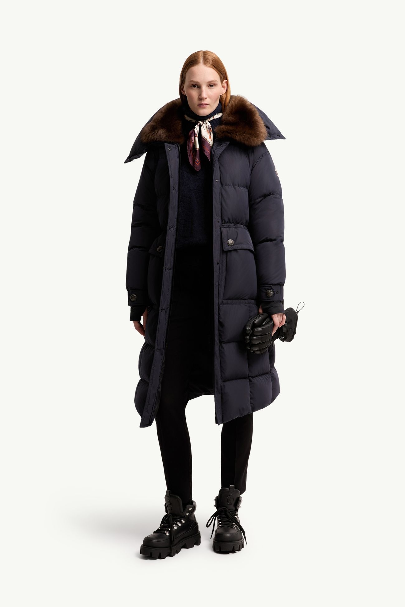 Technical Twill Trousers Women Black Moncler 0