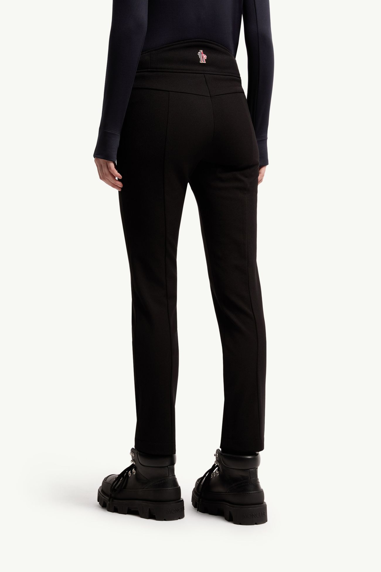 Technical Twill Pants Women Black Moncler 4
