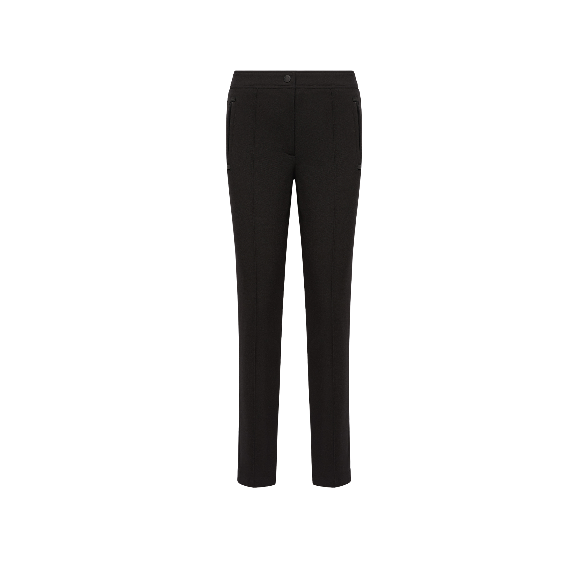 Moncler Stylish Slim-Fit Trousers - Female - Slim-Fit Trousers - Black - S - Trousers - Image 4