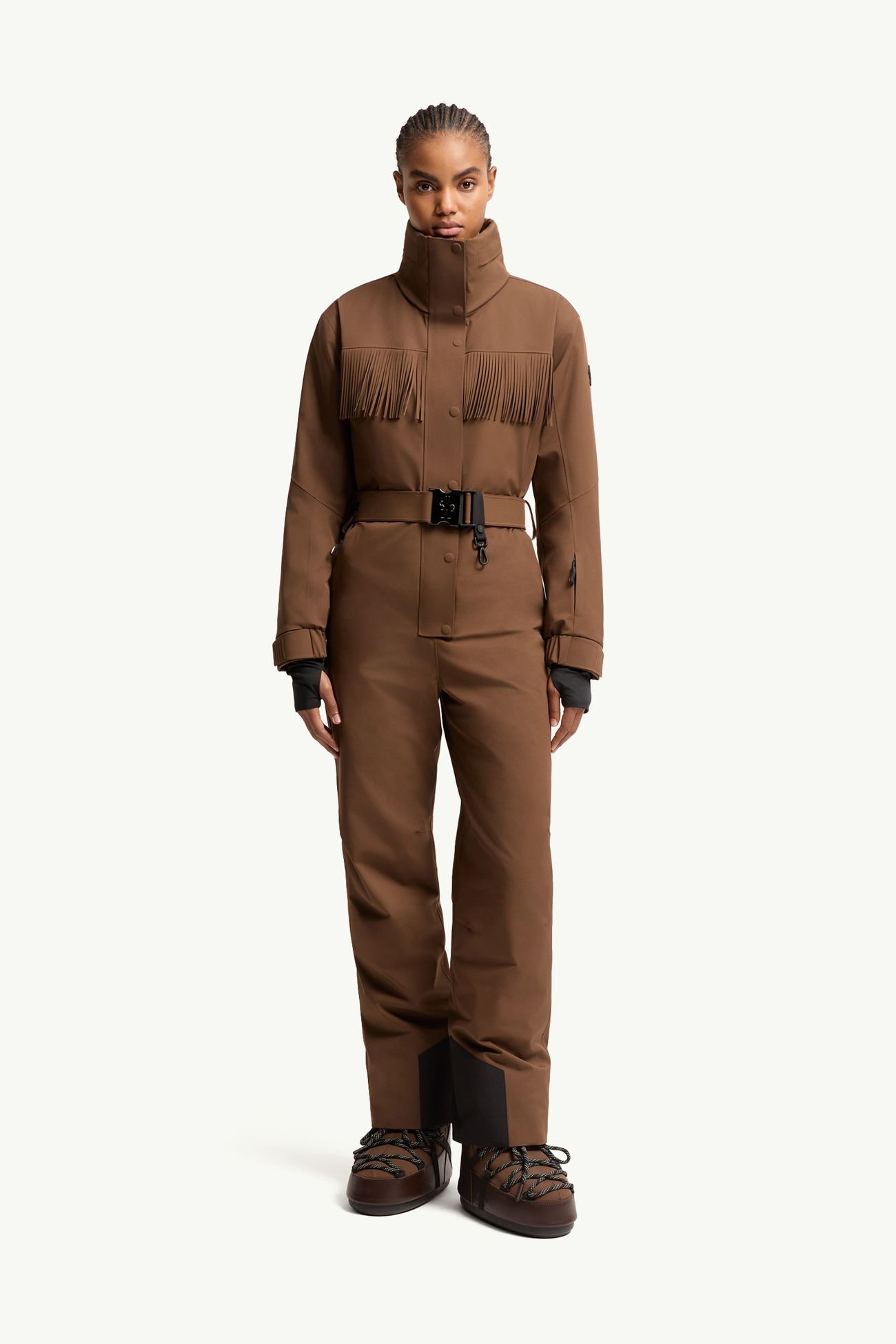 Mono de esquí aislante Mujer Marrón Moncler 3