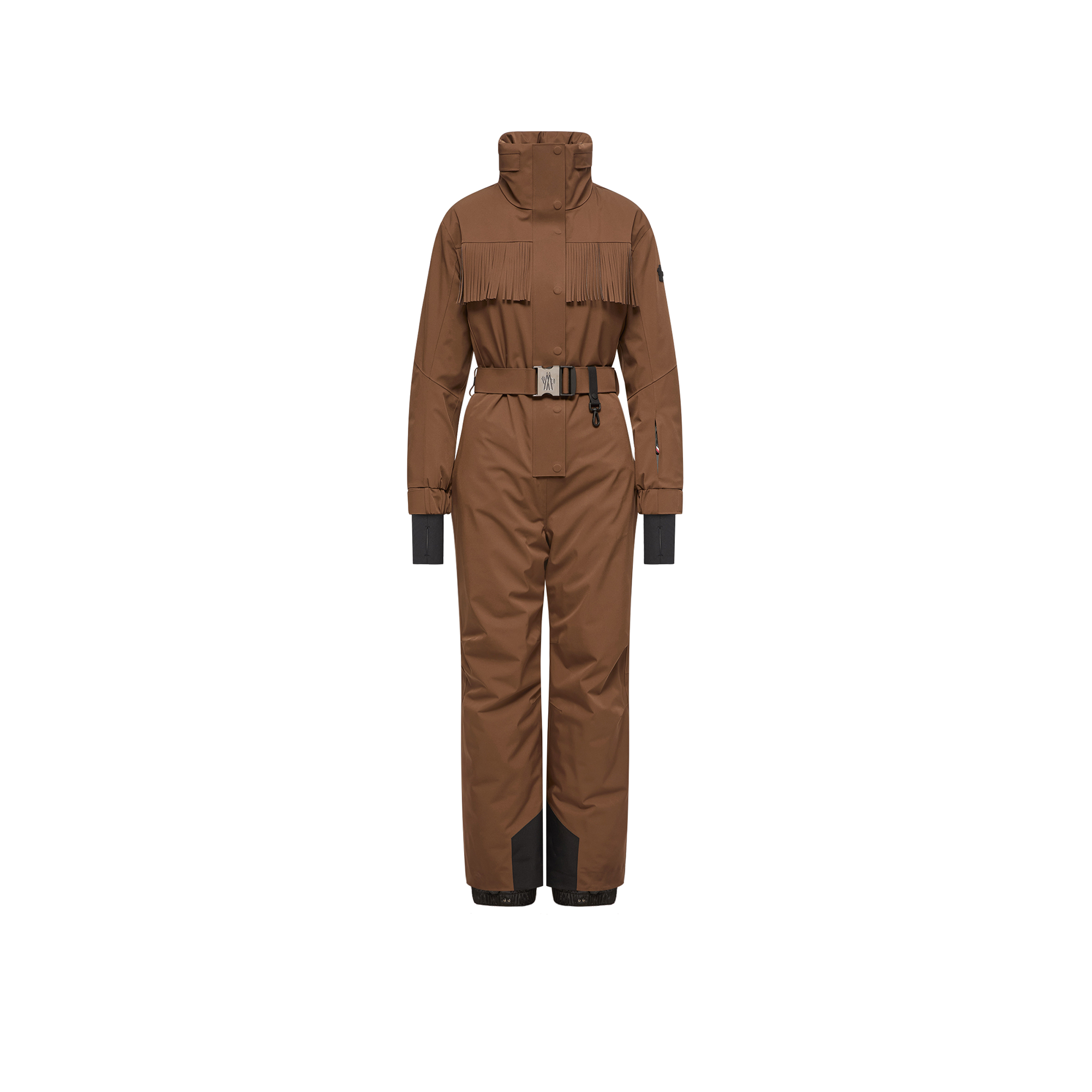 Moncler Tuta Da Sci Imbottita Donna da Marrone, Taglia: Xs