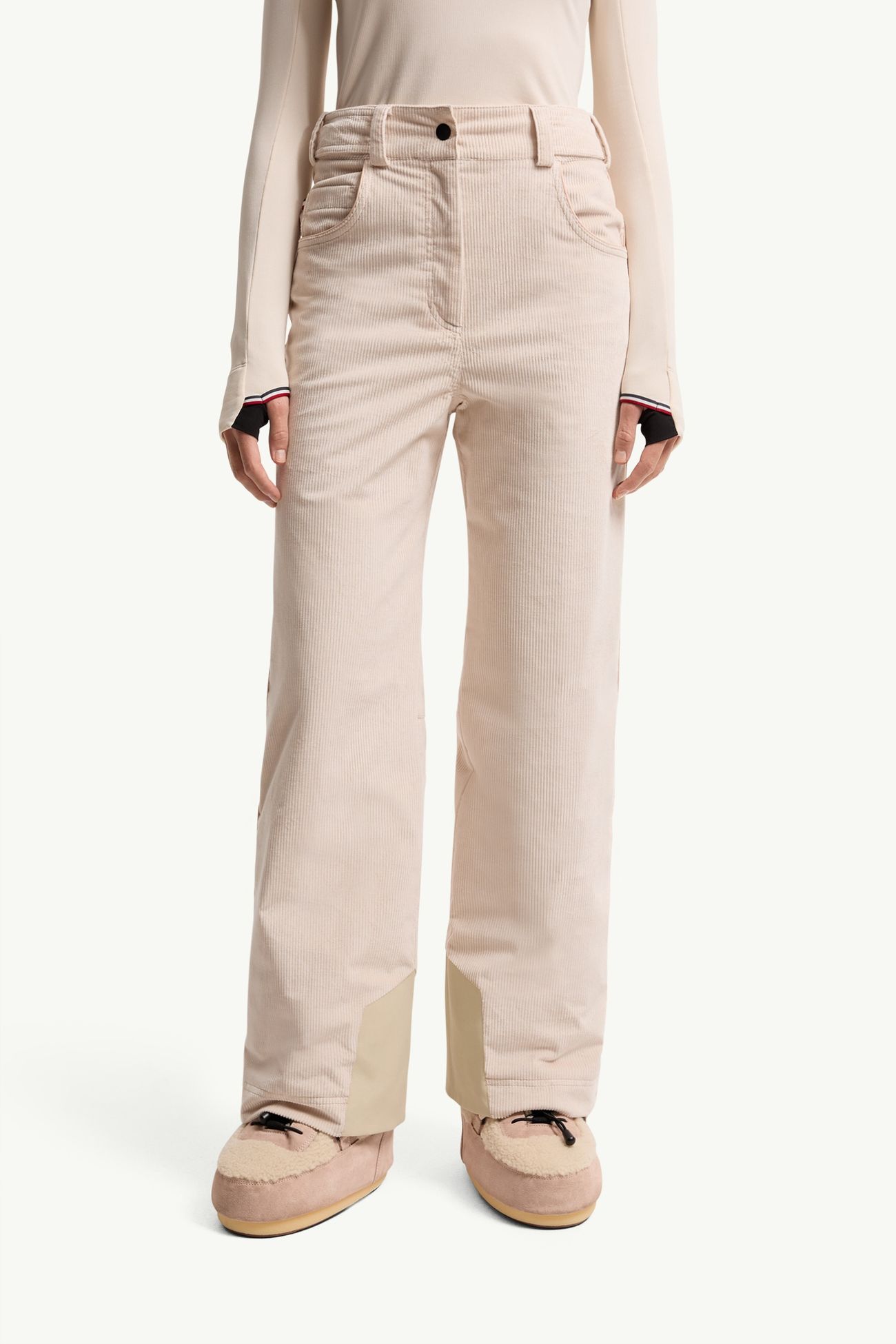 Pantalon de ski isolant Femmes Beige Clair Moncler 3