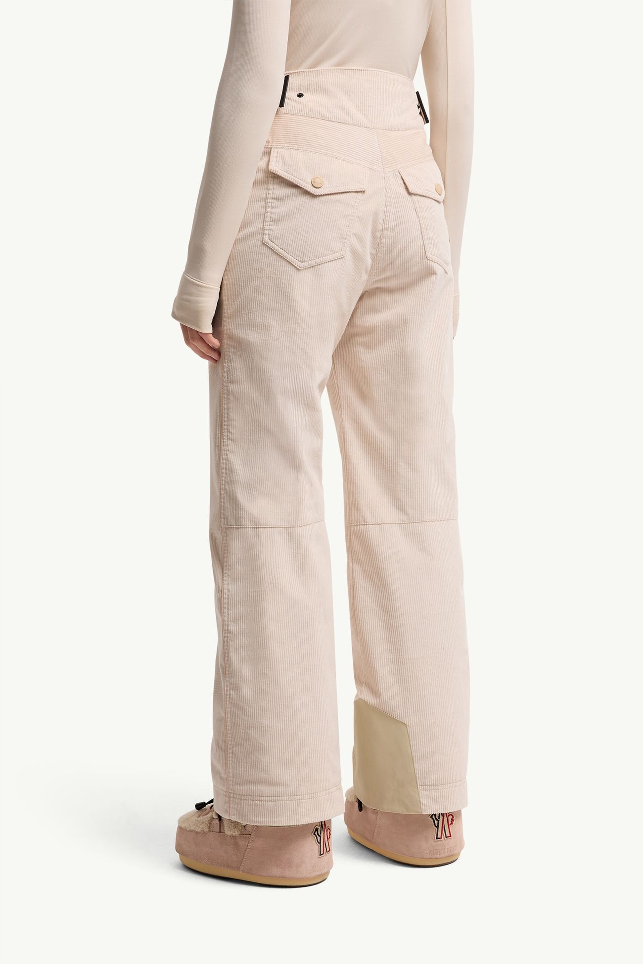 Isolierte Skihose Damen Hellbeige Moncler 4
