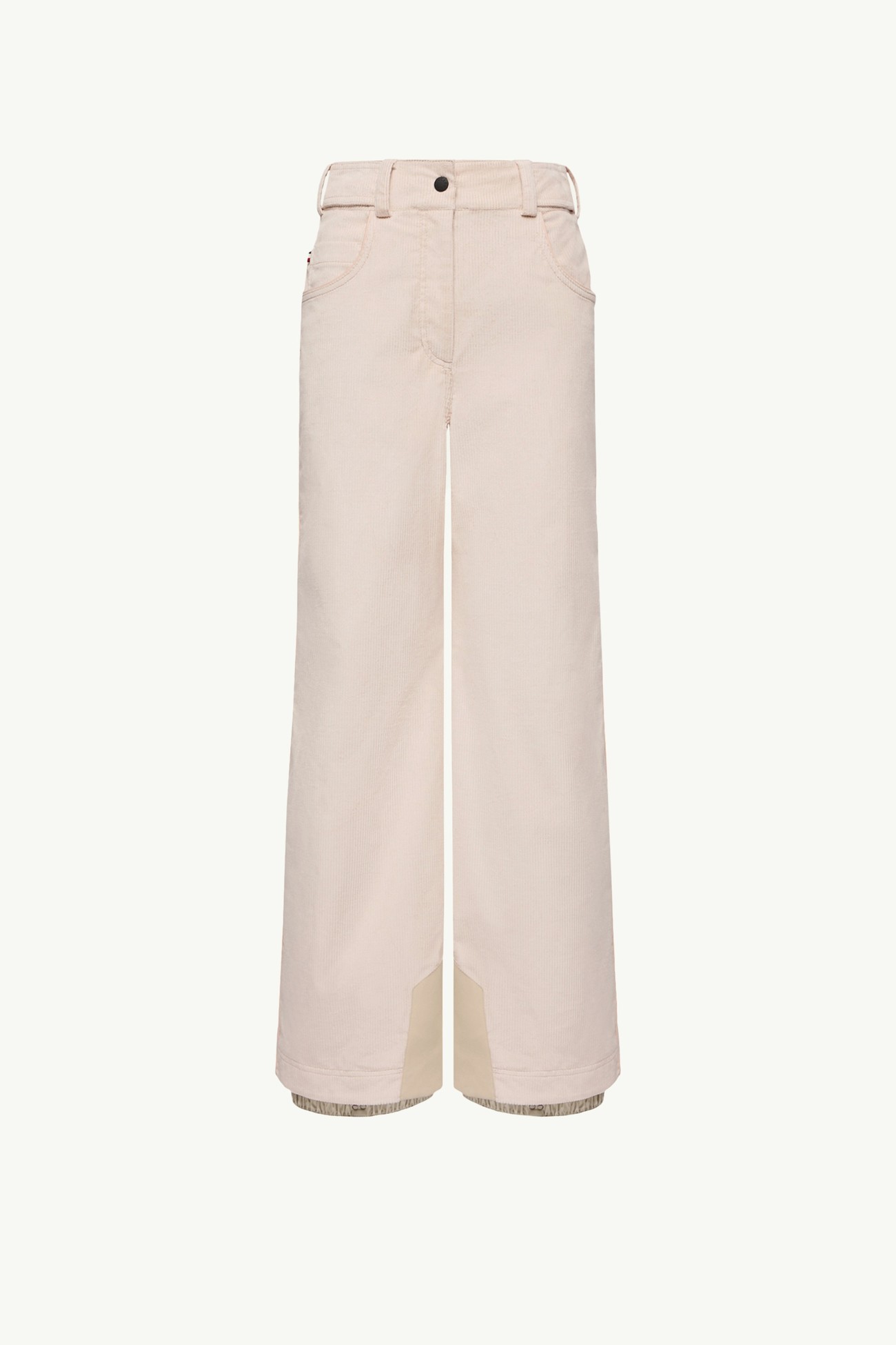 Insulated Ski Trousers Women Light Beige Moncler 2