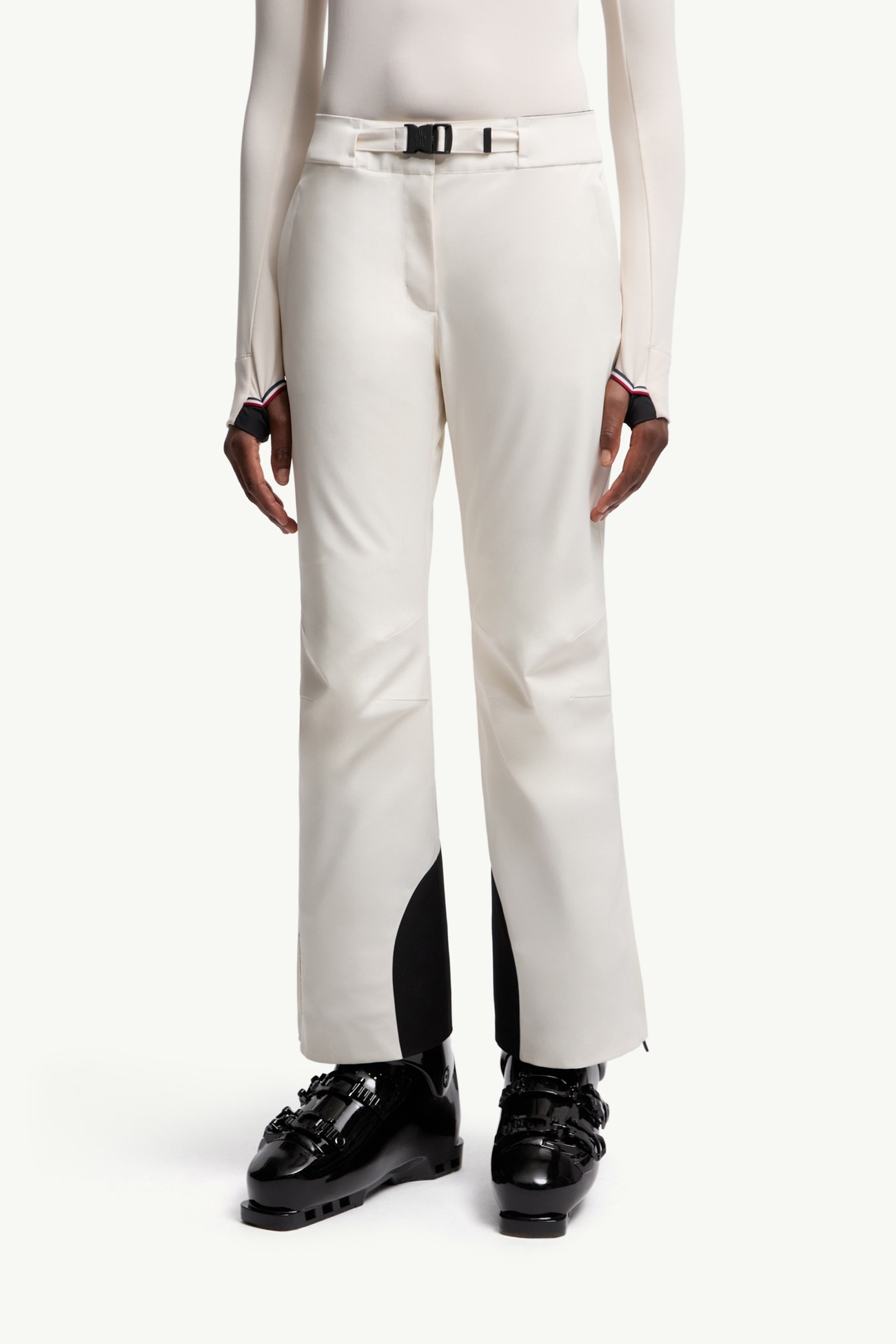 Insulated Ski Trousers Women White Moncler 3