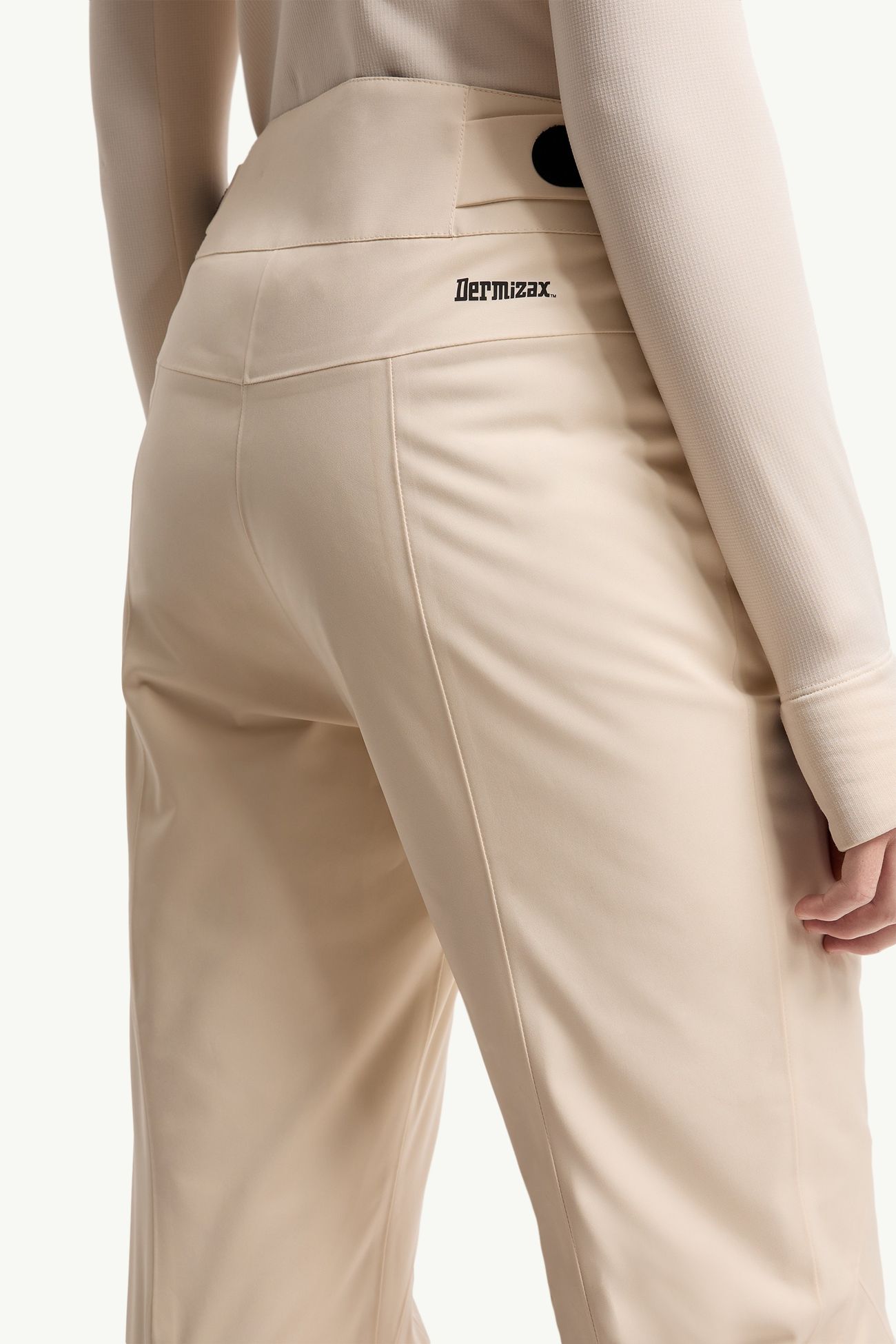 Insulated Ski Pants Women White Ivory Moncler 5