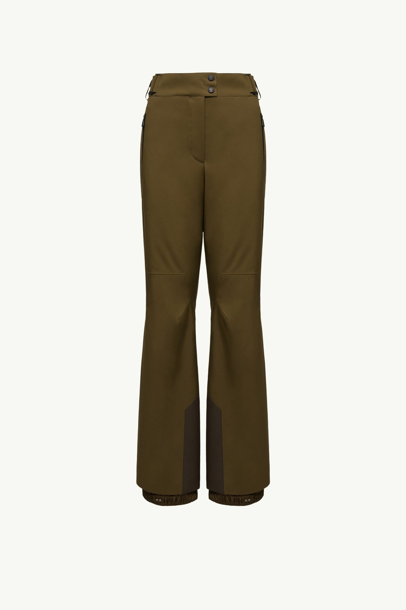Insulated Ski Trousers Women Olive Green Moncler 2