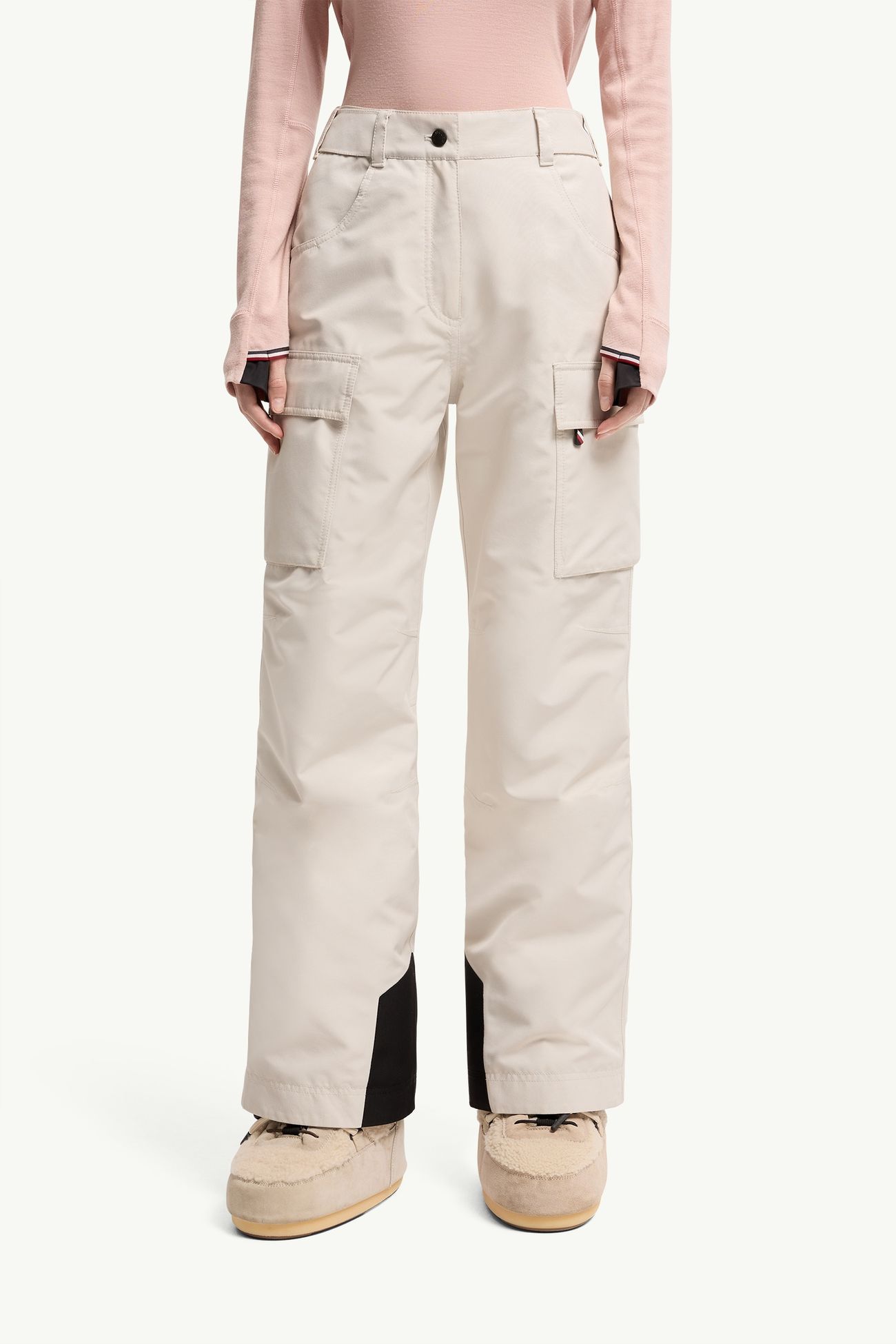 Isolierte Skihose mit GORE‑TEX®-Beschichtung Damen Weiß-Elfenbein Moncler 3