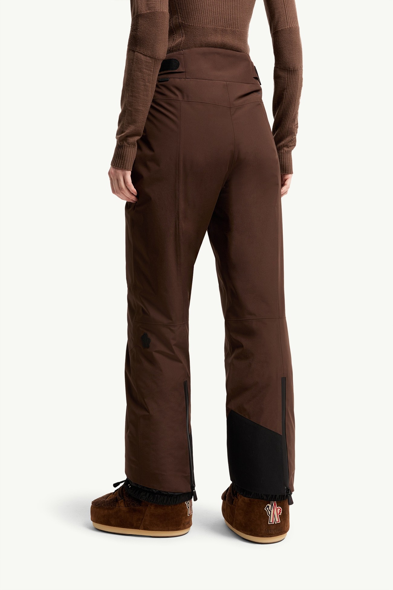 GORE‑TEX® Laminate Insulated Ski Trousers Women Brown Moncler 4