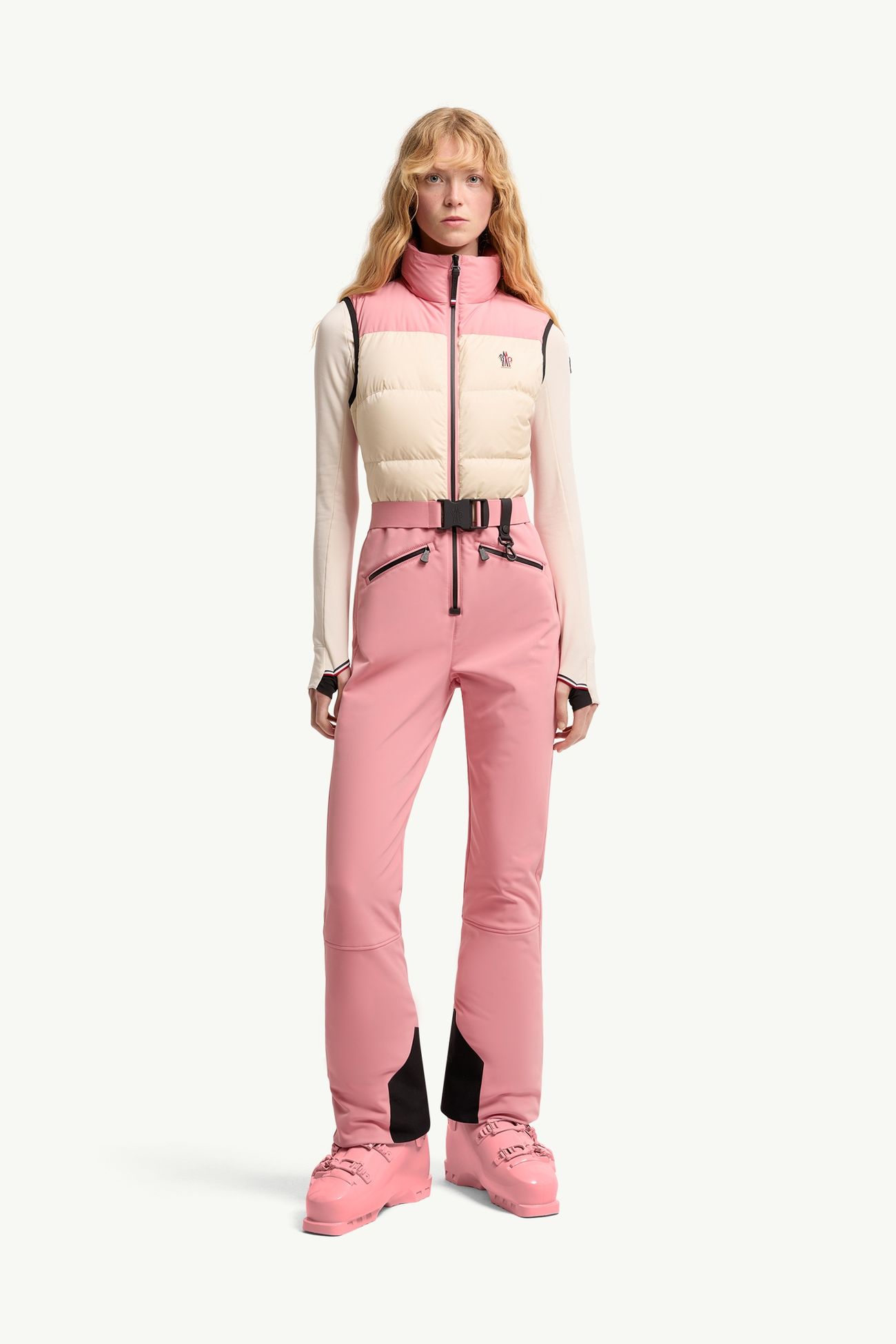 Completo da Sci Isolante Donna Bianco & Rosa Moncler 3