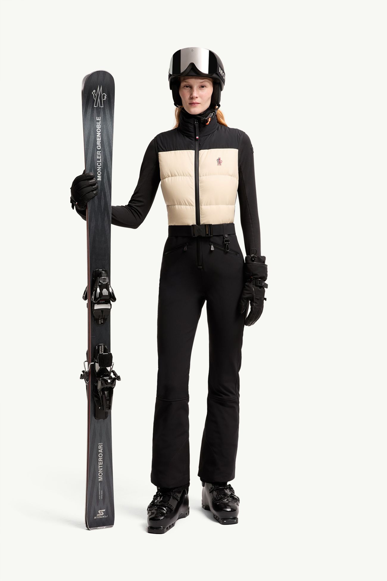 Completo da Sci Isolante Donna Bianco & Nero Moncler 0