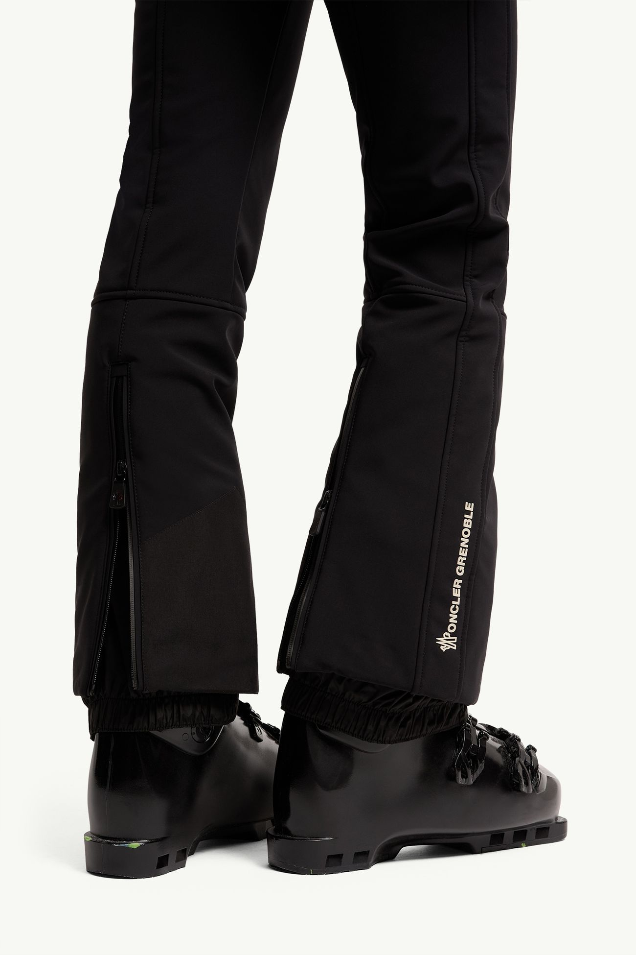 Insulated Ski Suit Women White & Black Moncler 5