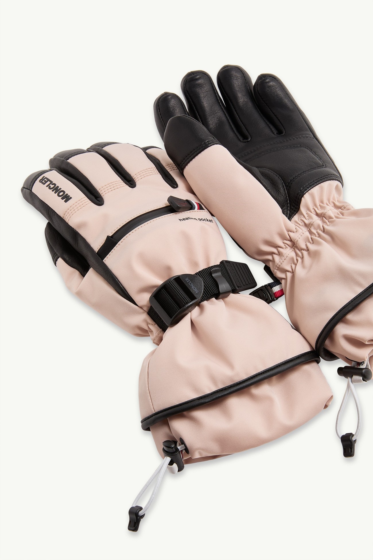 Padded Gloves Women Pink Moncler 4
