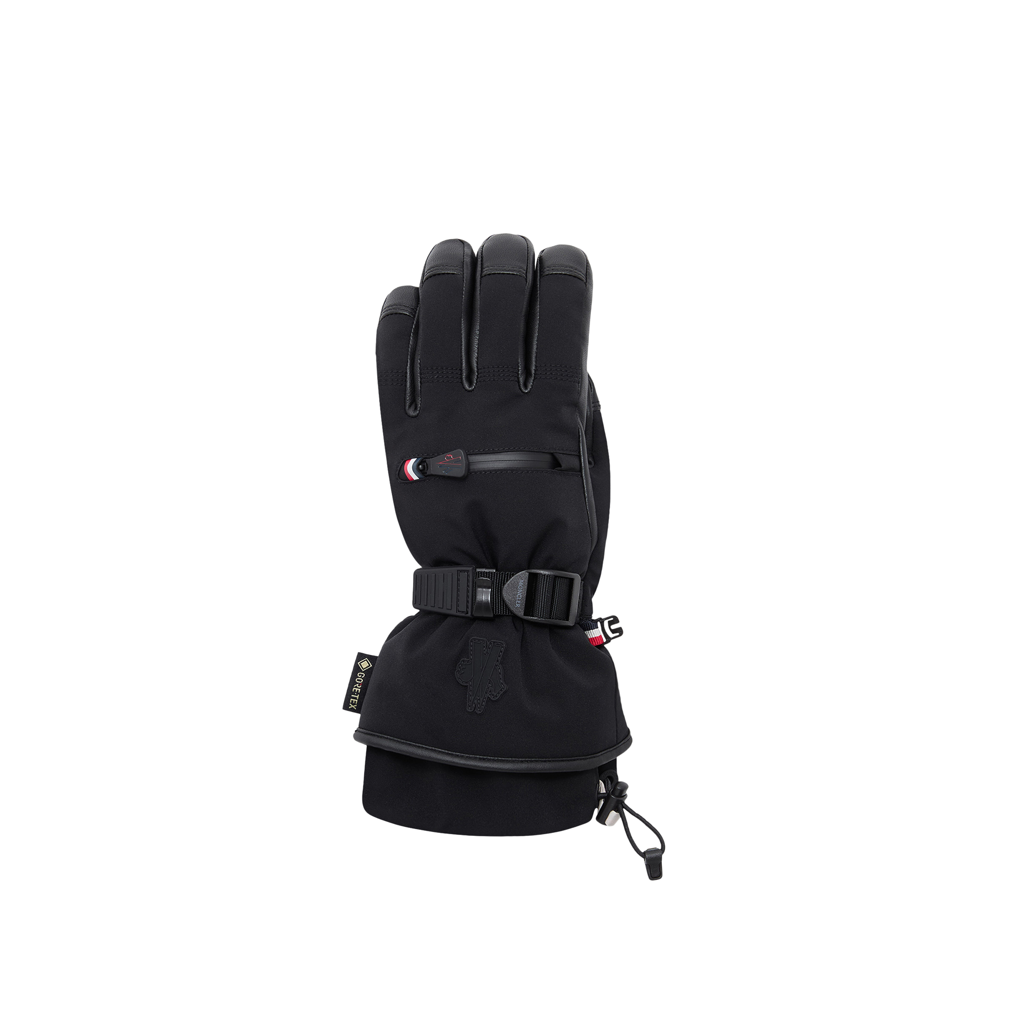 Moncler Guanti Imbottiti Donna da Nero, Taglia: M