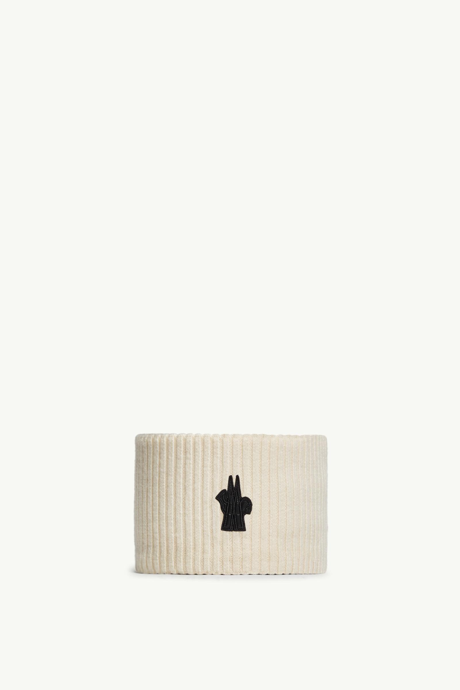 White Wool Headband - Scarves & Gloves for Women | Moncler US
