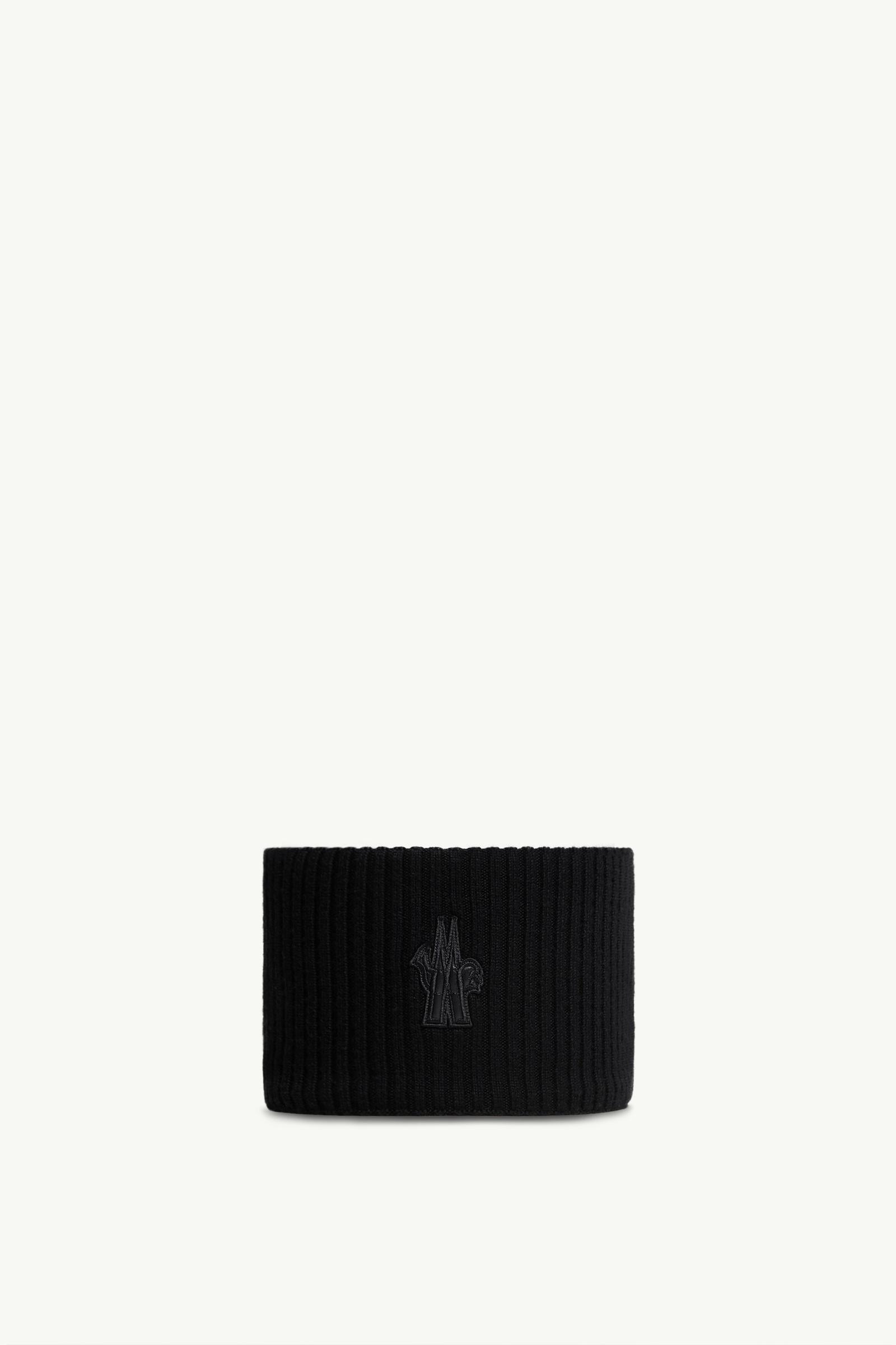 Black Wool Headband - Scarves & Gloves for Women | Moncler US