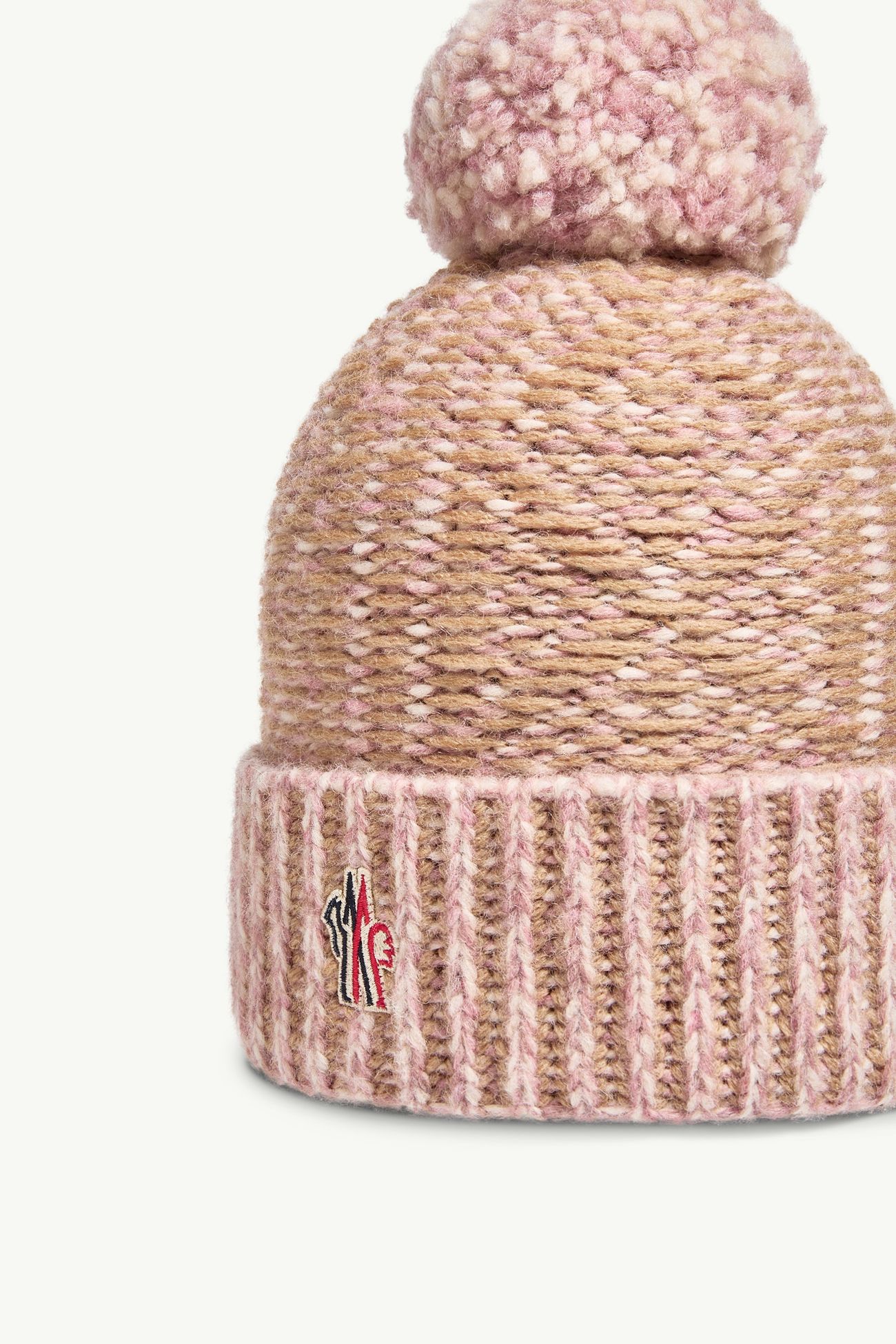 女士羊驼毛和羊毛混纺便帽 女士 粉红色 Moncler 2