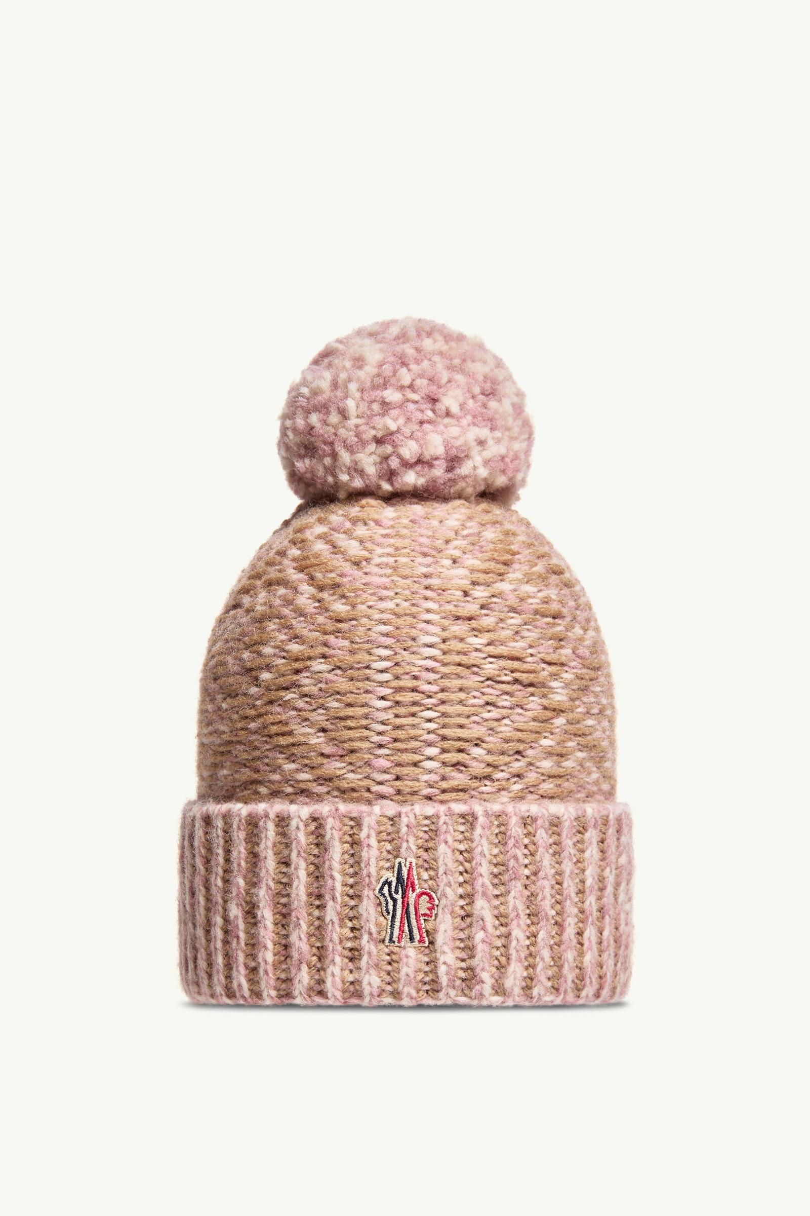 Alpaca & Wool Blend Beanie Hat Women Pink Moncler, 1 of 0