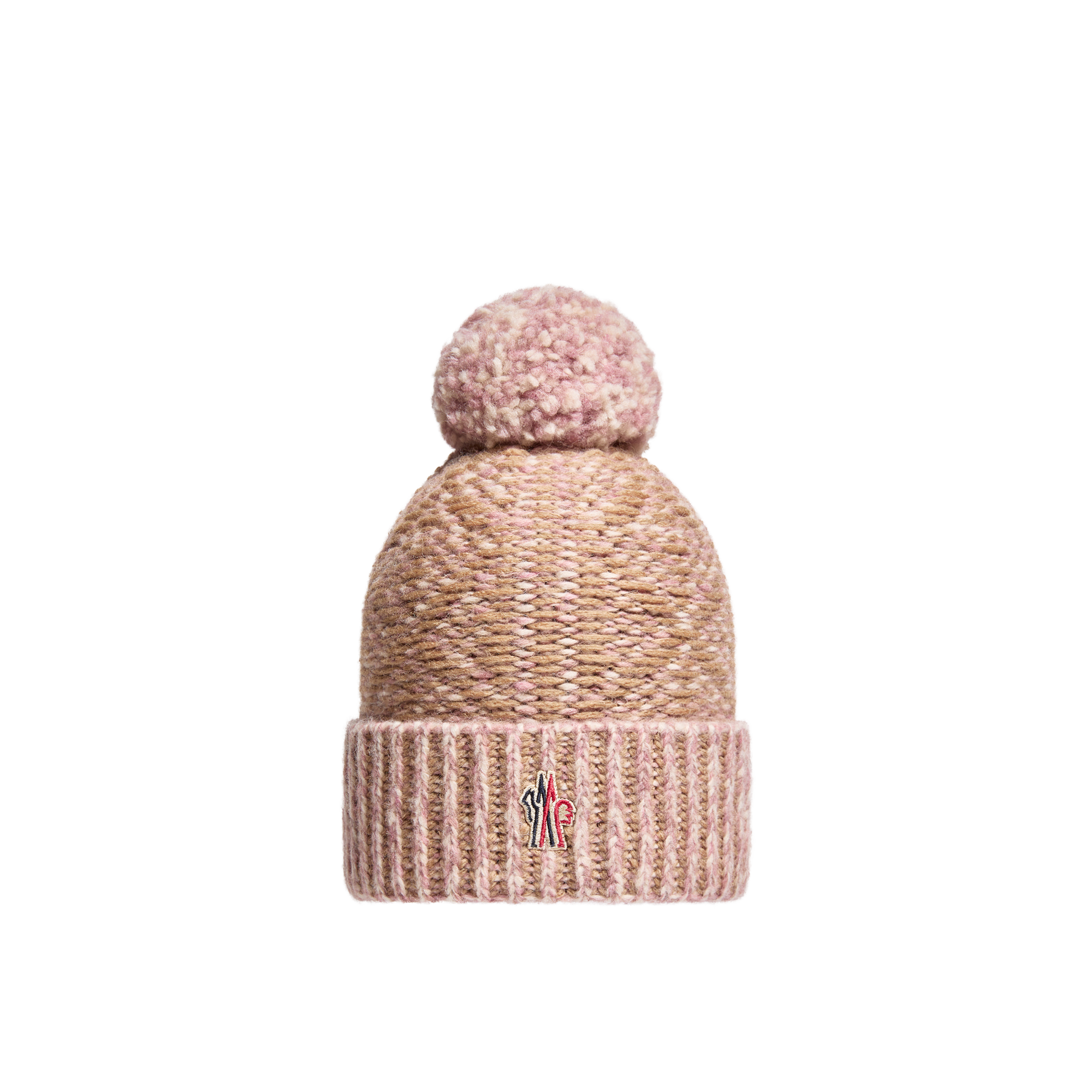 Grenoble    Alpaca & Wool Blend Beanie Hat for Women in Pink, Moncler - Image 1