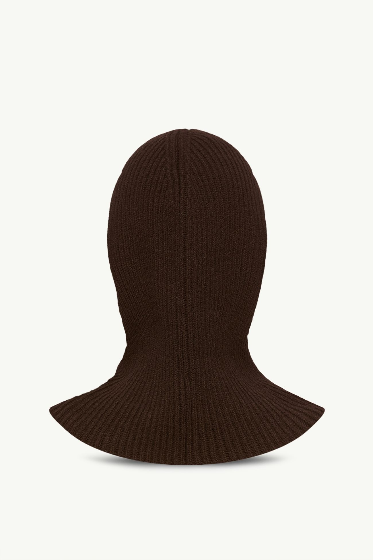 羊毛和羊絨防風雪面罩式風帽 女士 啡色 Moncler 3
