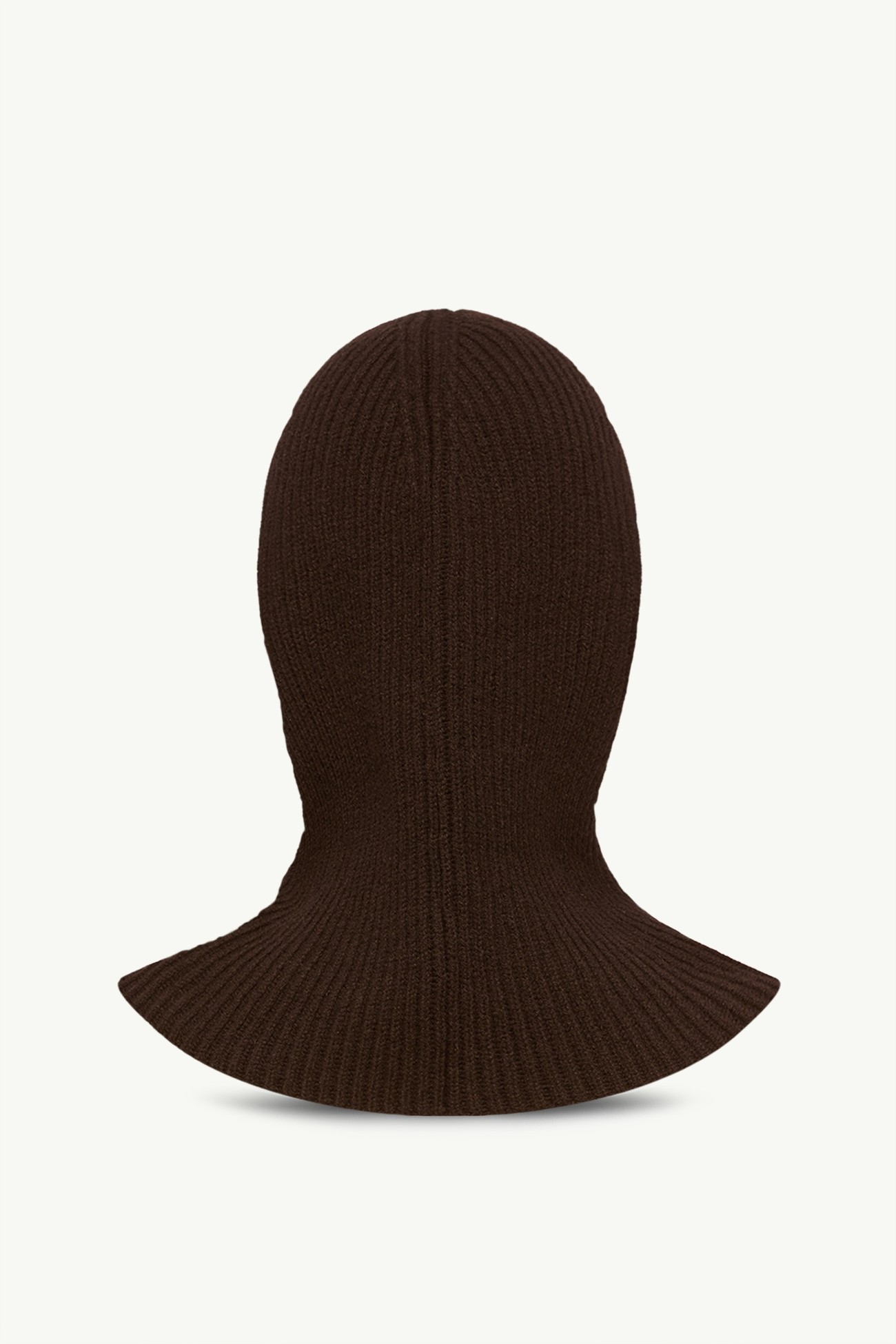 羊毛和羊絨防風雪面罩式風帽 女士 啡色 Moncler 3