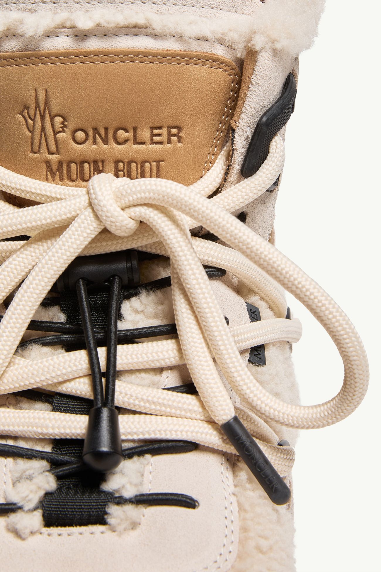 Moon Boot x Moncler Grenoble Icon Low夾層雪靴 女士 淺米色 Moncler 6