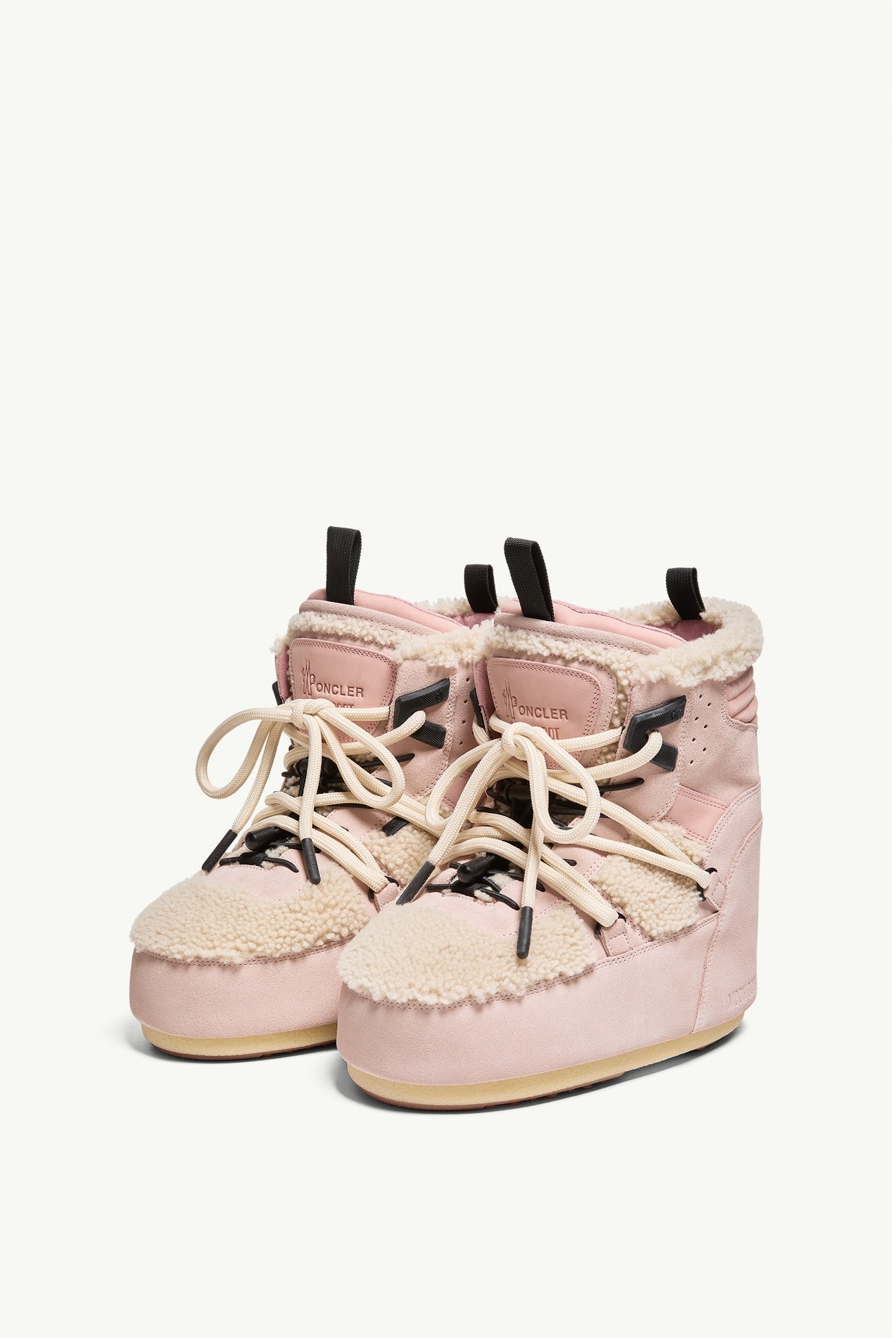 Moon Boot x Moncler Grenoble Icon Low Padded Snow Boot Women Pink Moncler 3