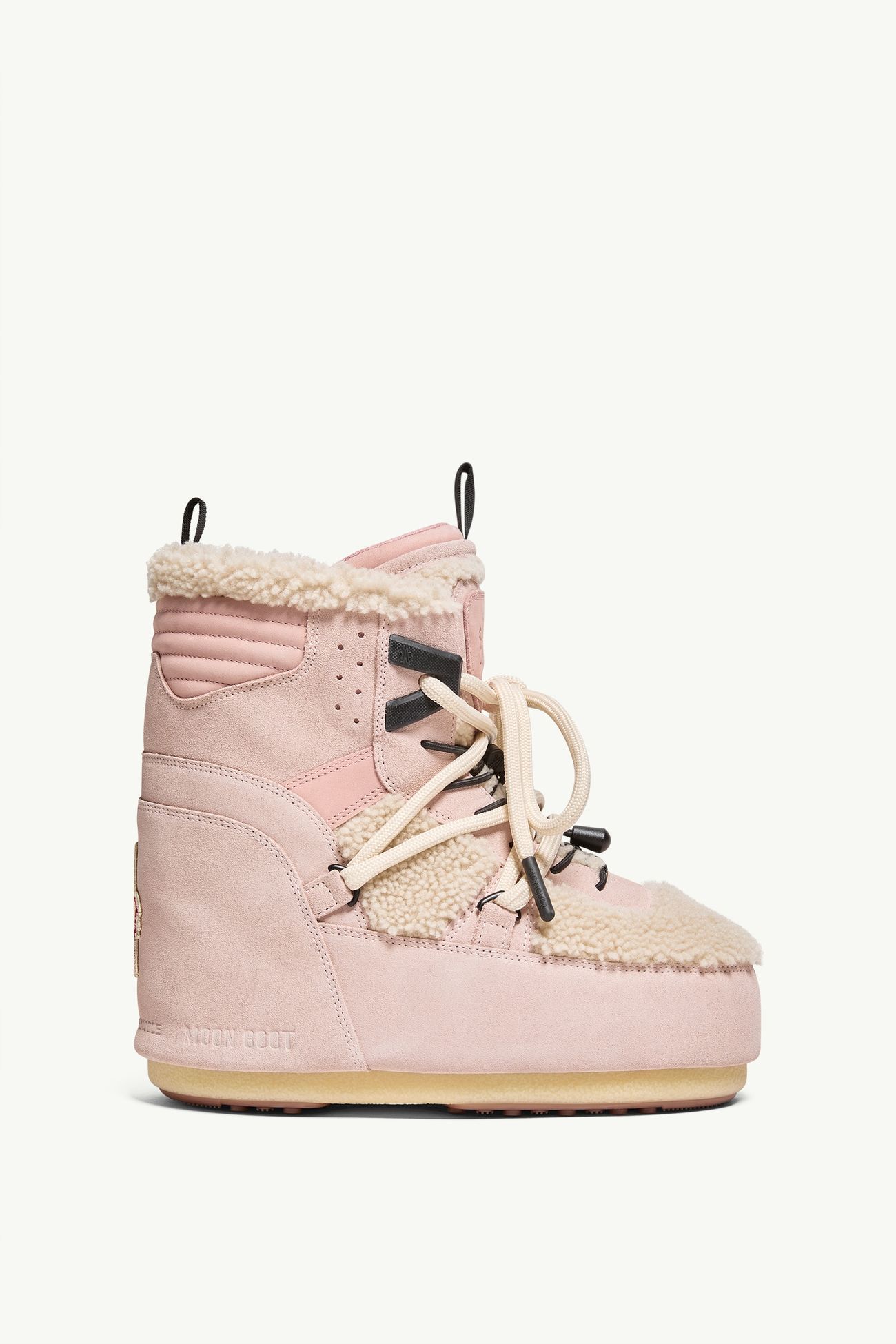 Moon Boot x Moncler Grenoble Icon Low Padded Snow Boot Women Pink Moncler 0