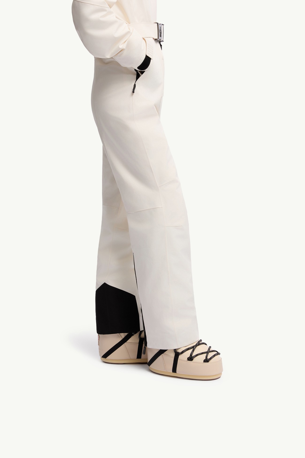 Moon Boot x Moncler Grenoble Icon Low Snow Boot Women White Ivory Moncler 1