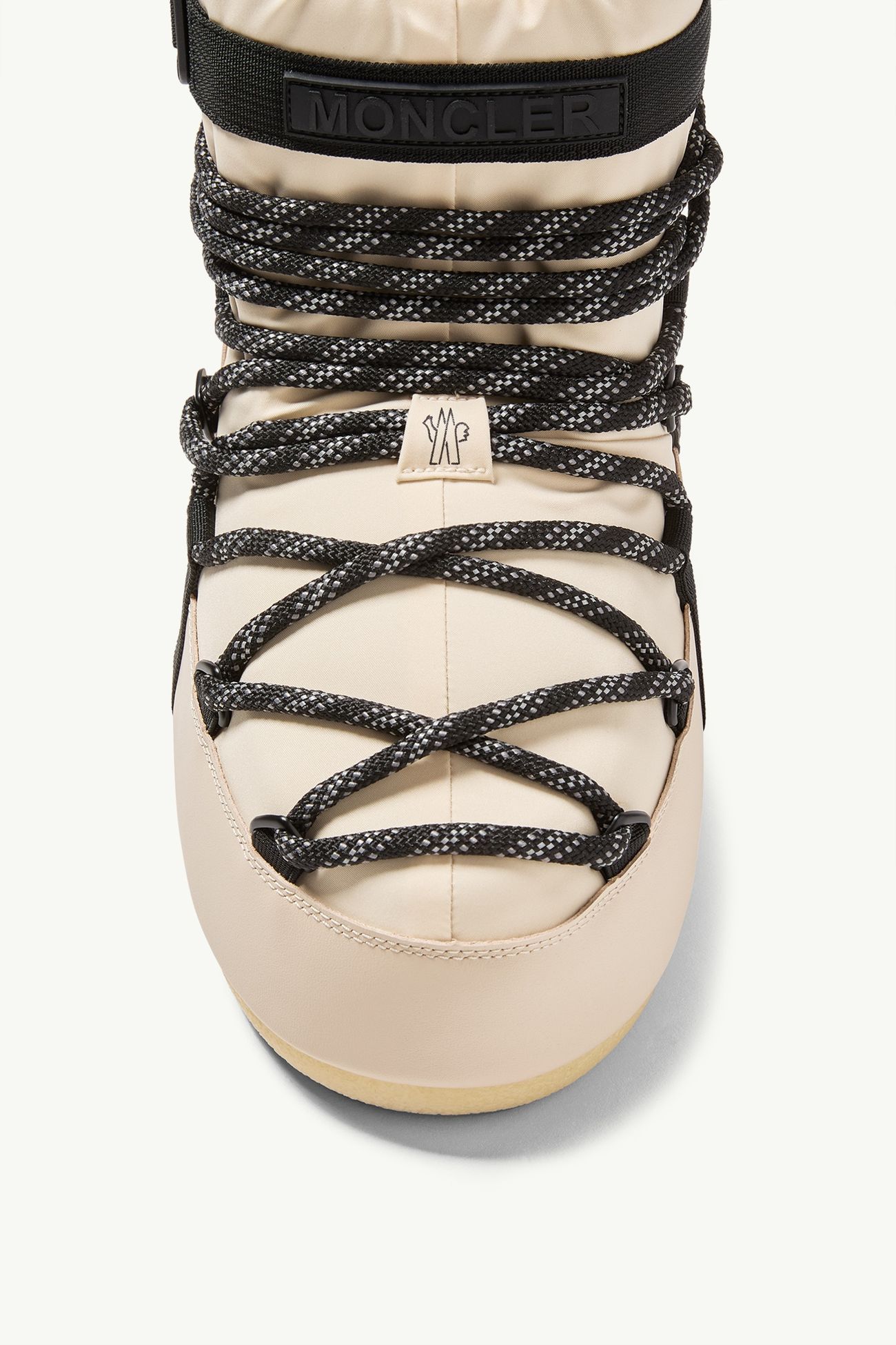 Botas de nieve bajas Moon Boot x Moncler Grenoble Icon Mujer Blanco Marfil Moncler 2