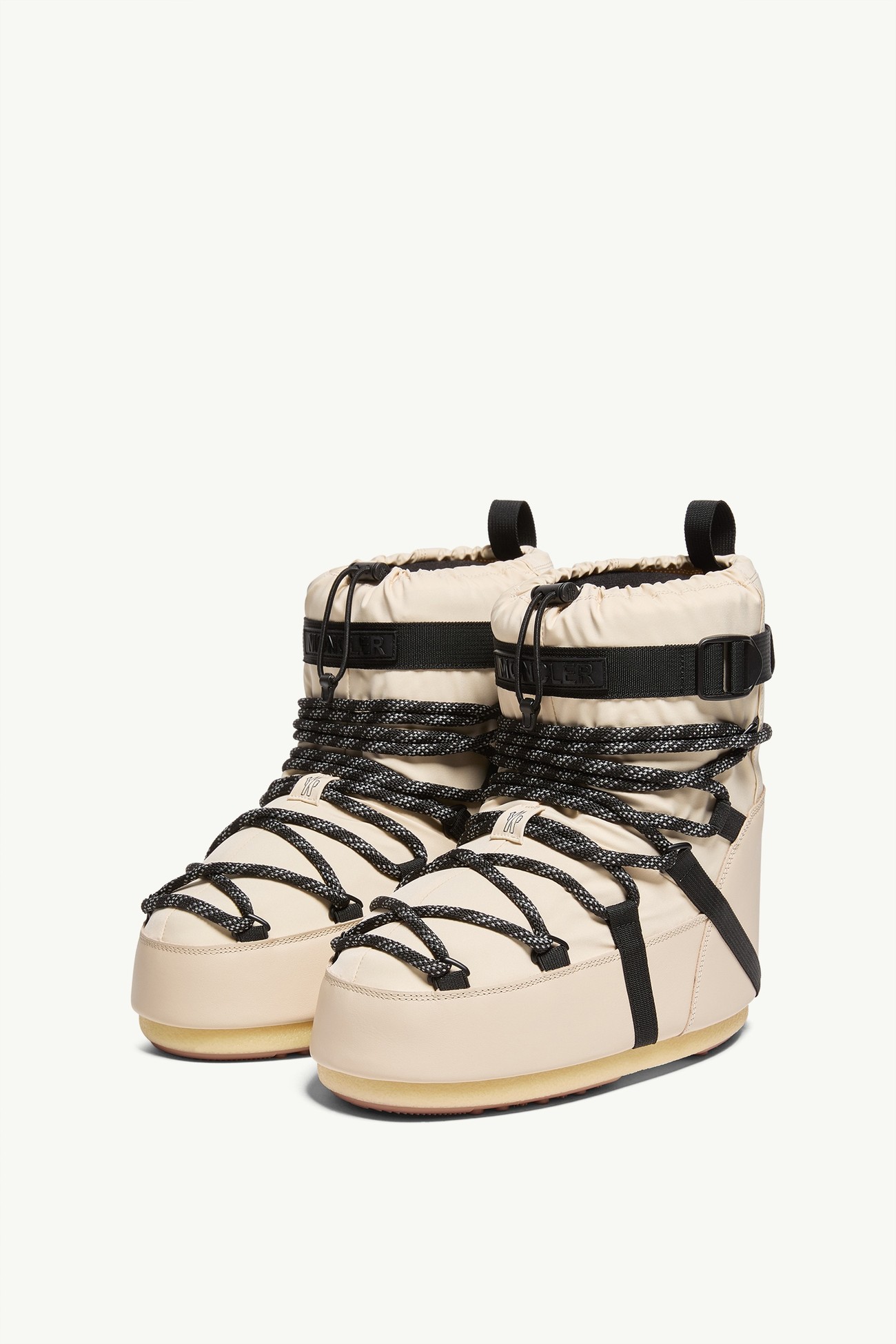 Moon Boot x Moncler Grenoble Icon Low Snow Boot Women White Ivory Moncler 3