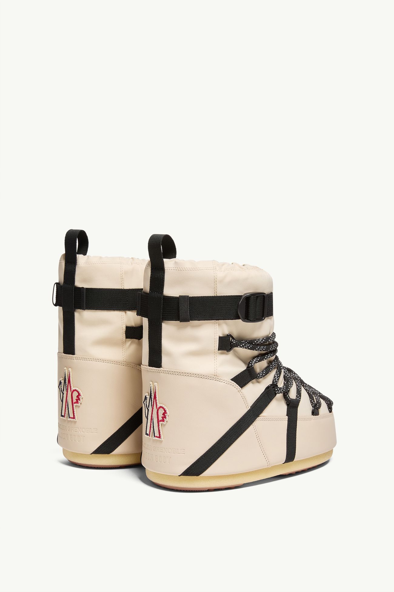 Moon Boot x Moncler Grenoble Icon Low雪靴 女士 象牙白色 Moncler 4