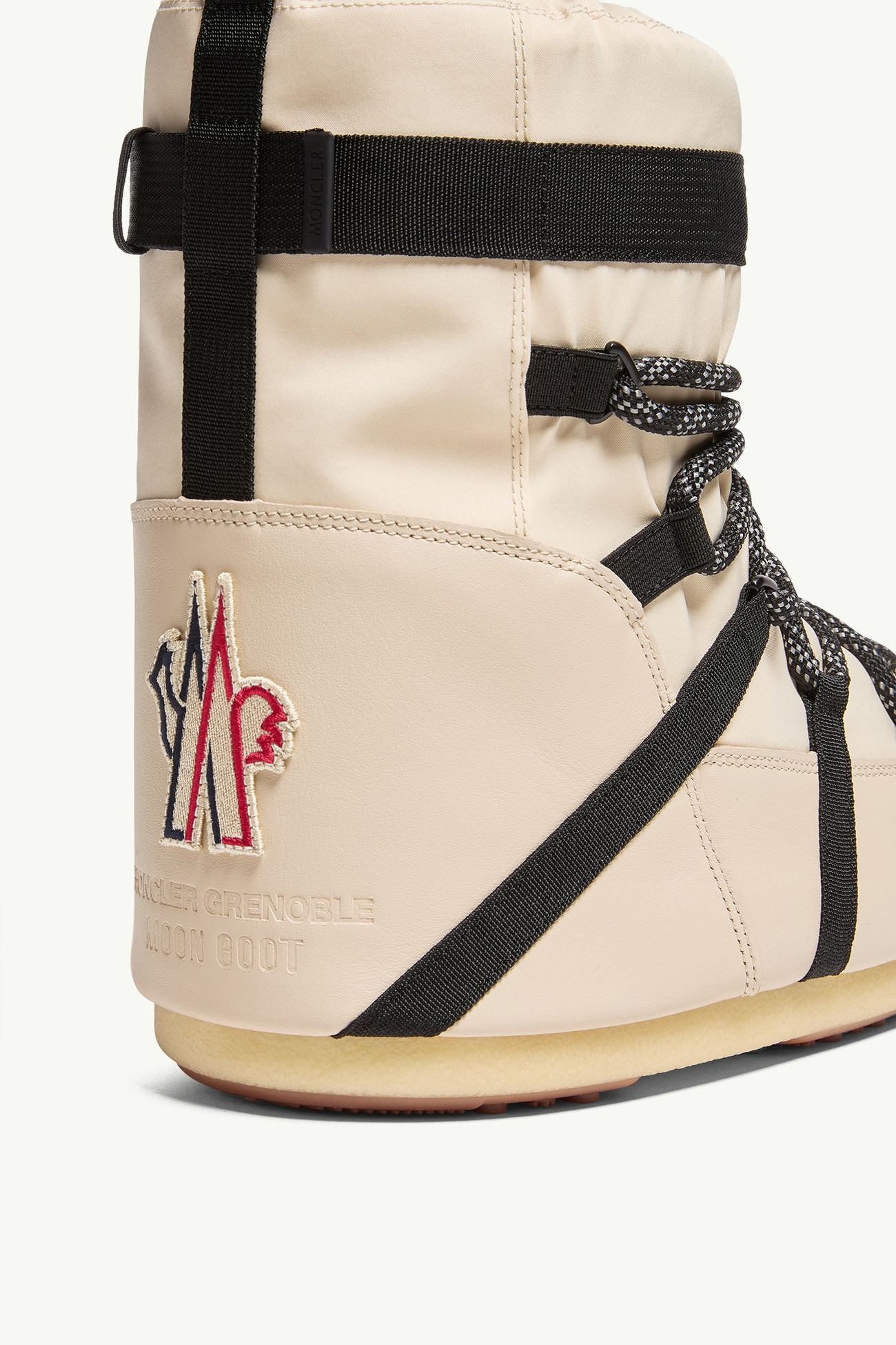 Botas de nieve bajas Moon Boot x Moncler Grenoble Icon Mujer Blanco Marfil Moncler 6