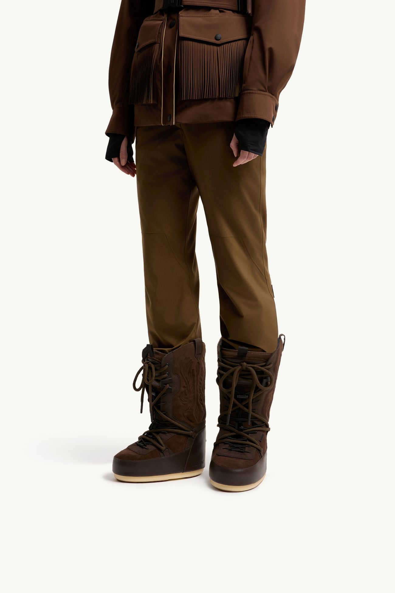 Moon Boot x Moncler Grenoble Icon Rodeo雪靴 女士 啡色 Moncler 1