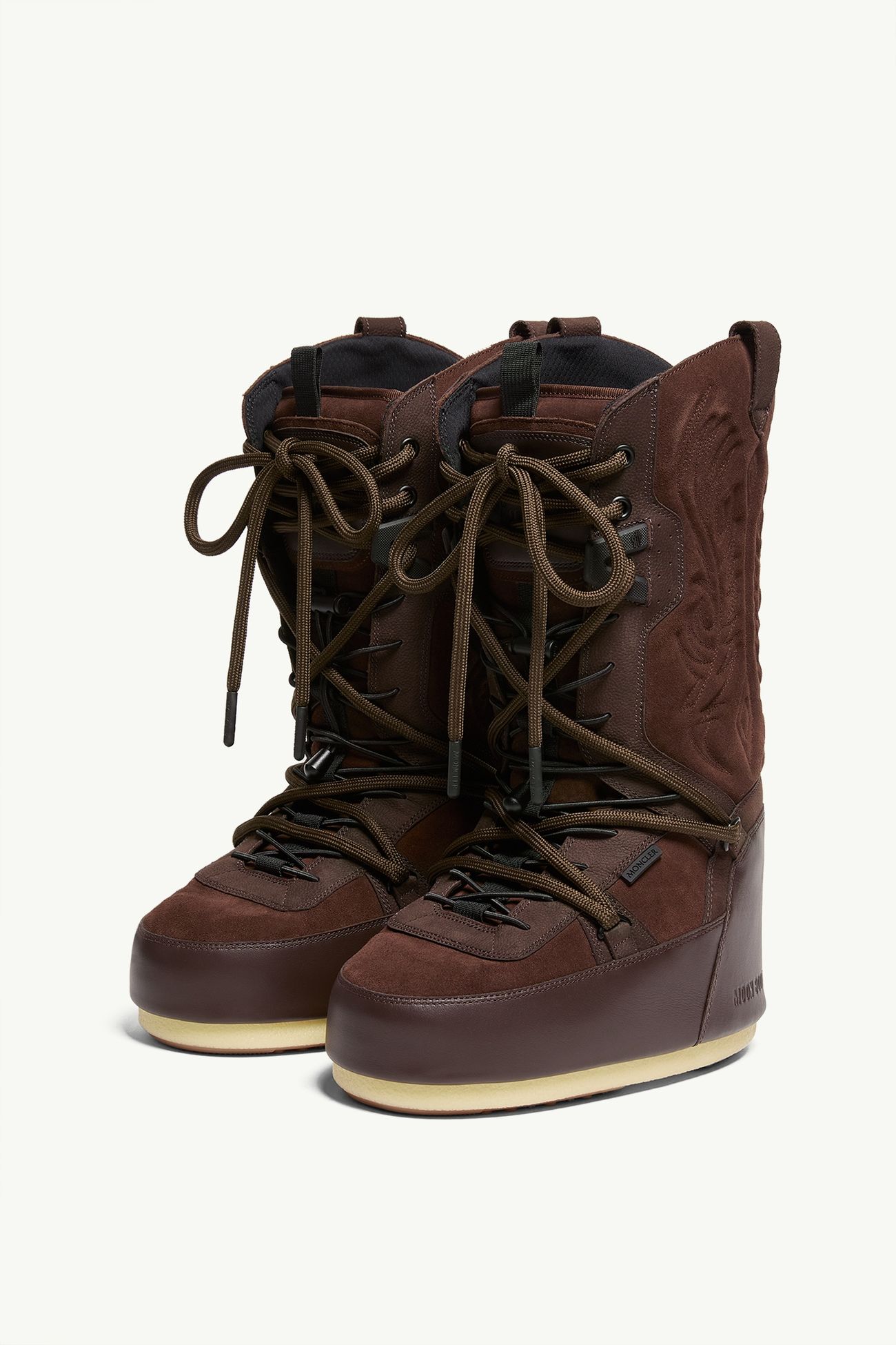 Moon Boot x Moncler Grenoble Icon Rodeo雪地靴 女士 棕色 Moncler 3