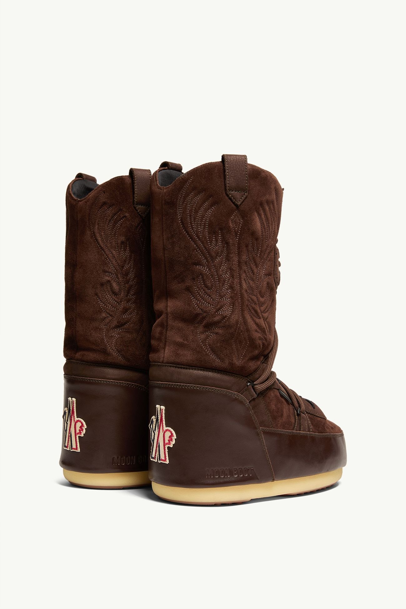 Bottes de neige Iconic High Rodeo Moon Boot x Moncler Grenoble Femmes Marron Moncler 4