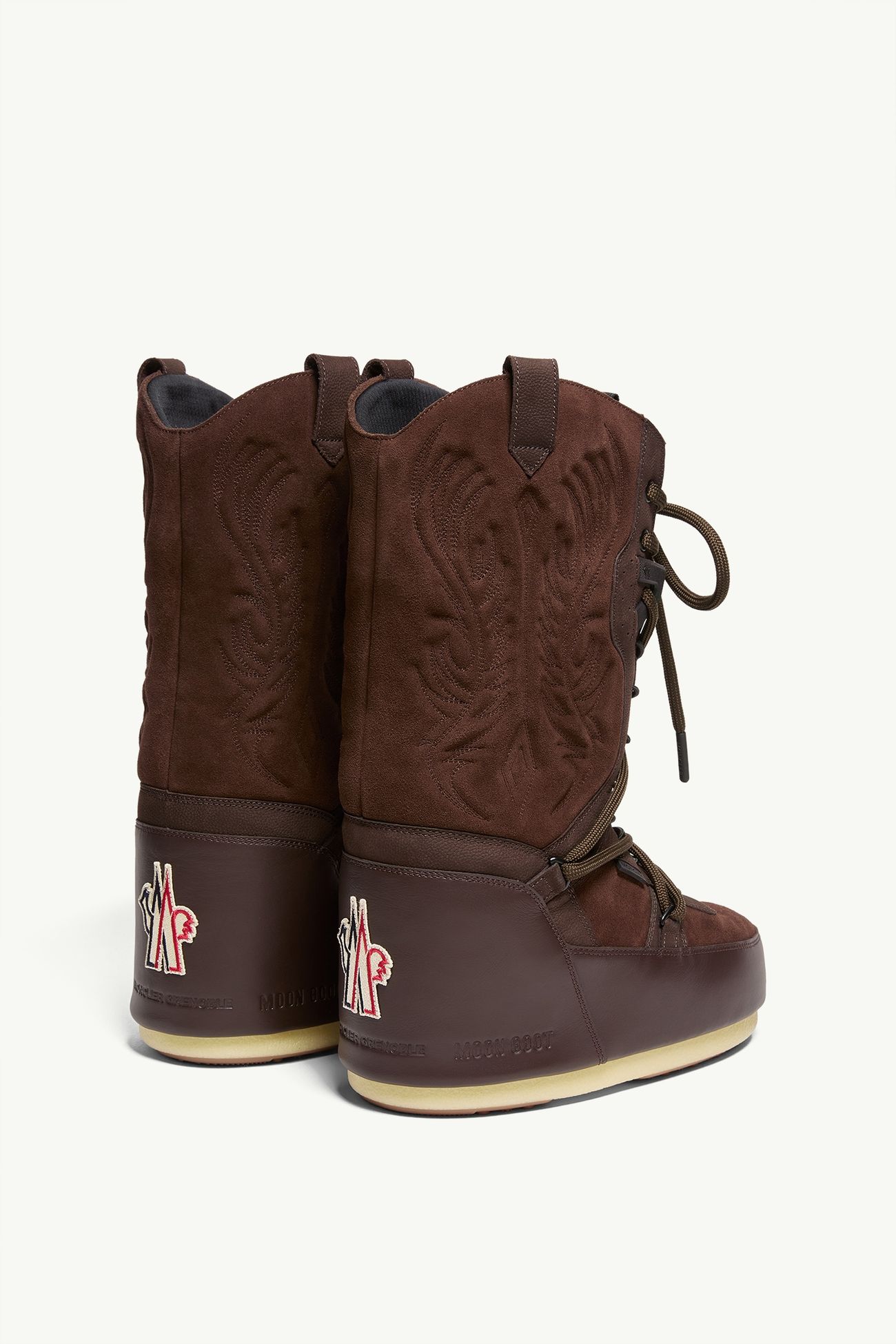 Moon Boot x Moncler Grenoble Icon Rodeo雪地靴 女士 棕色 Moncler 4