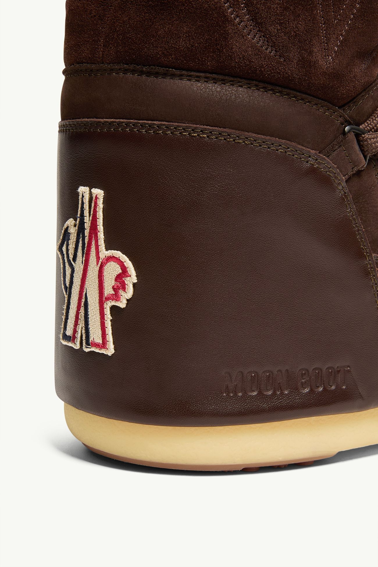 Moon Boot x Moncler Grenoble Iconic High Rodeo雪地靴 女士 棕色 Moncler 6