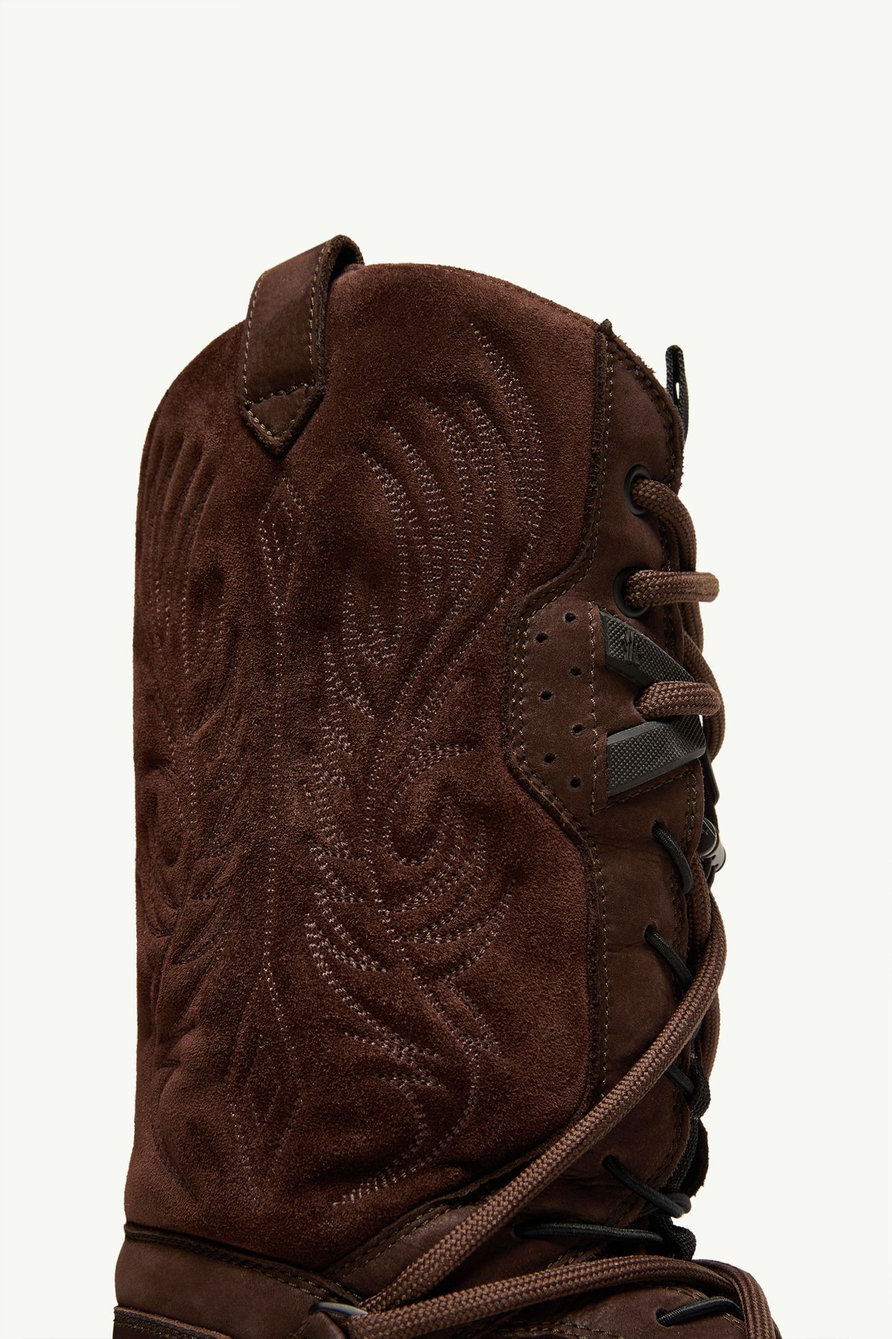 Moon Boot x Moncler Grenoble – Iconic High Rodeo Schneestiefel Damen Braun Moncler 7