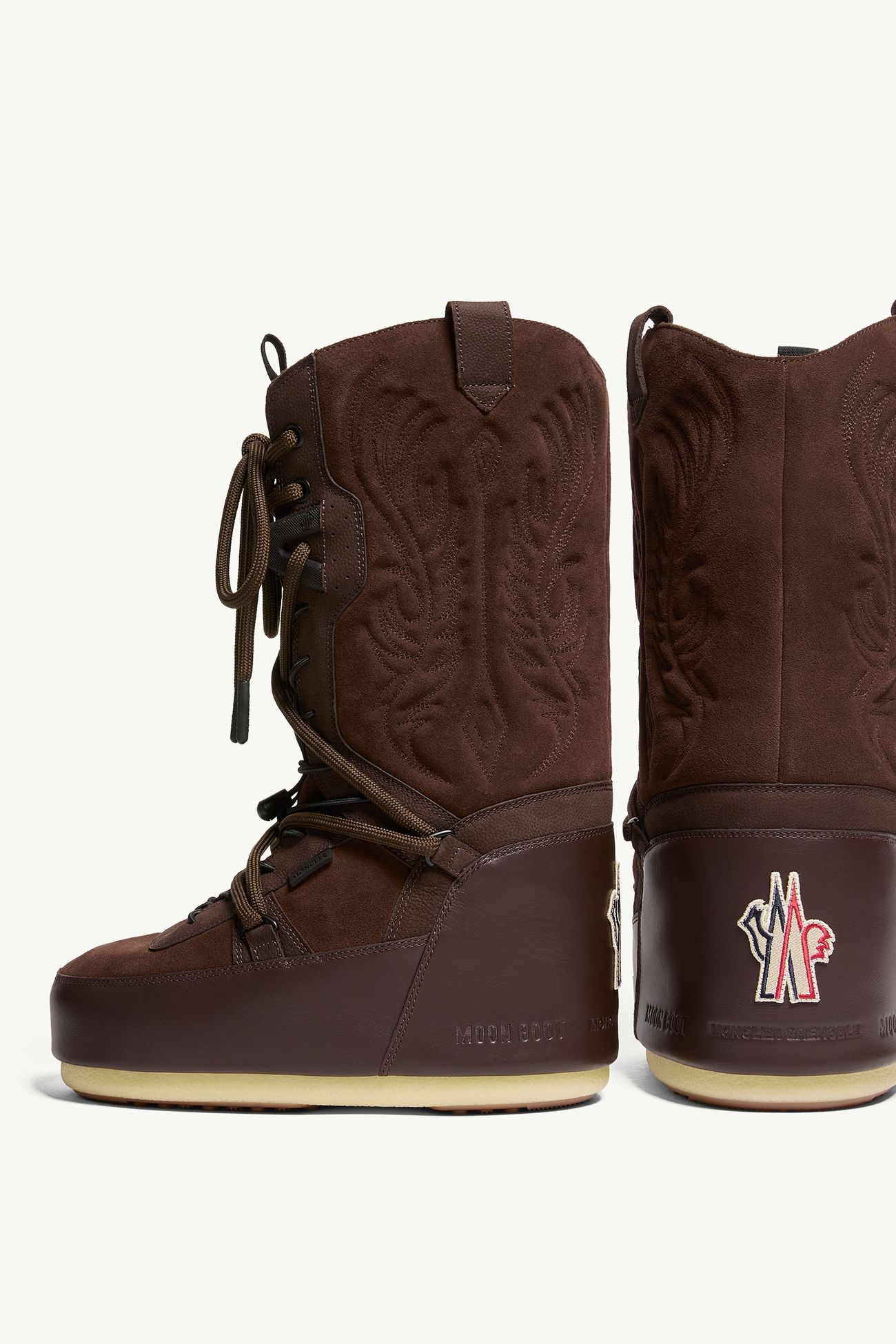 Stivali da neve Icon Rodeo Moon Boot x Moncler Grenoble Donna Marrone Moncler 8