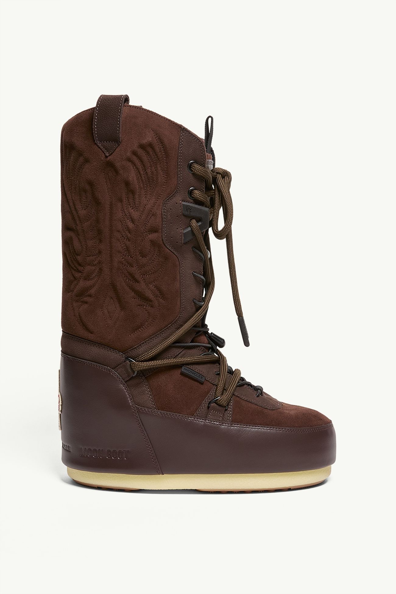 Moon Boot x Moncler Grenoble Icon Rodeo雪地靴 女士 棕色 Moncler 0
