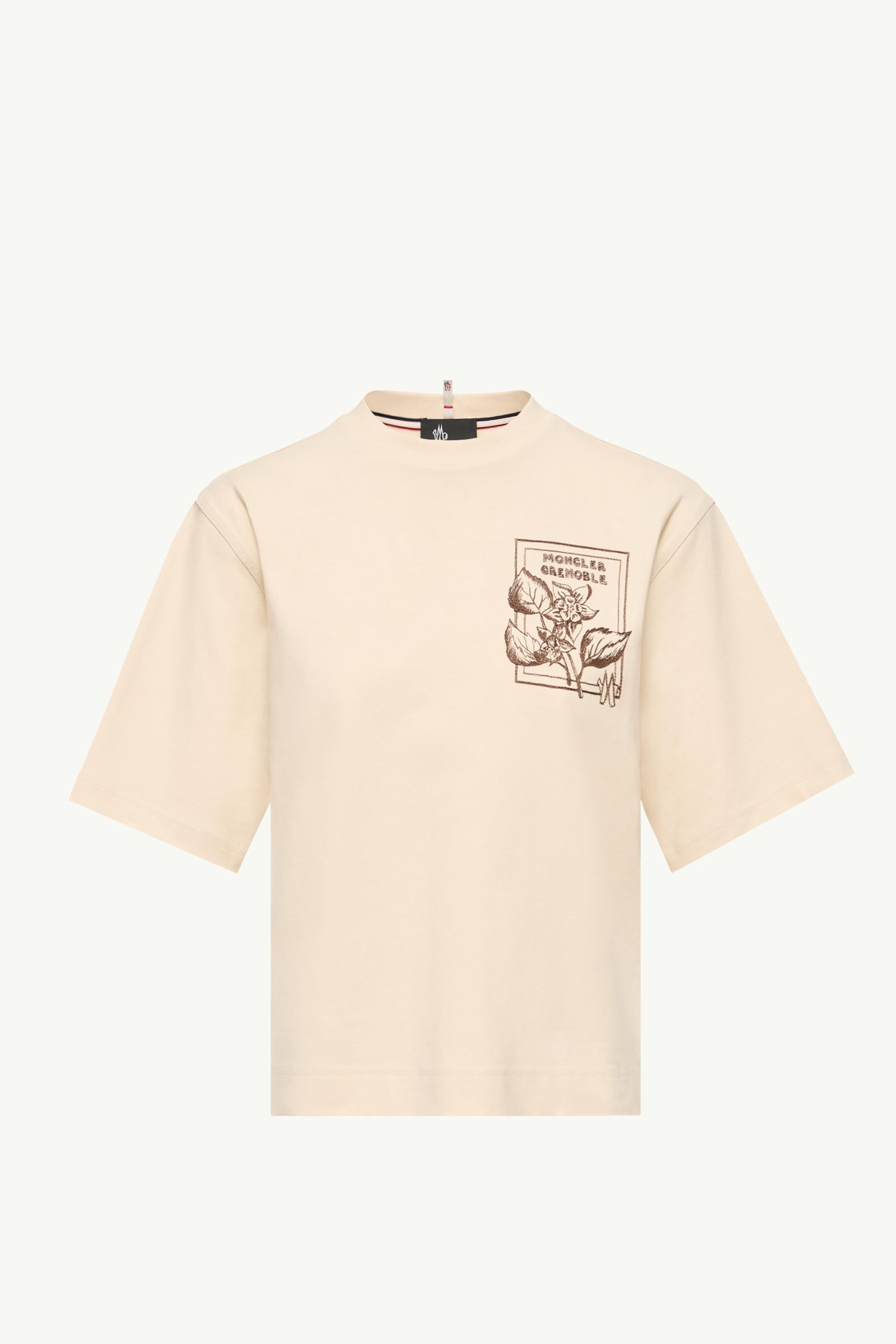 Tシャツ レディース ホワイトアイボリー Moncler, 1 of 0
