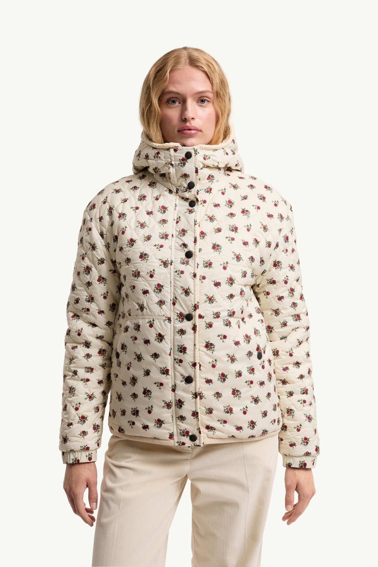 パーカー レディース ホワイトアイボリー Moncler 5