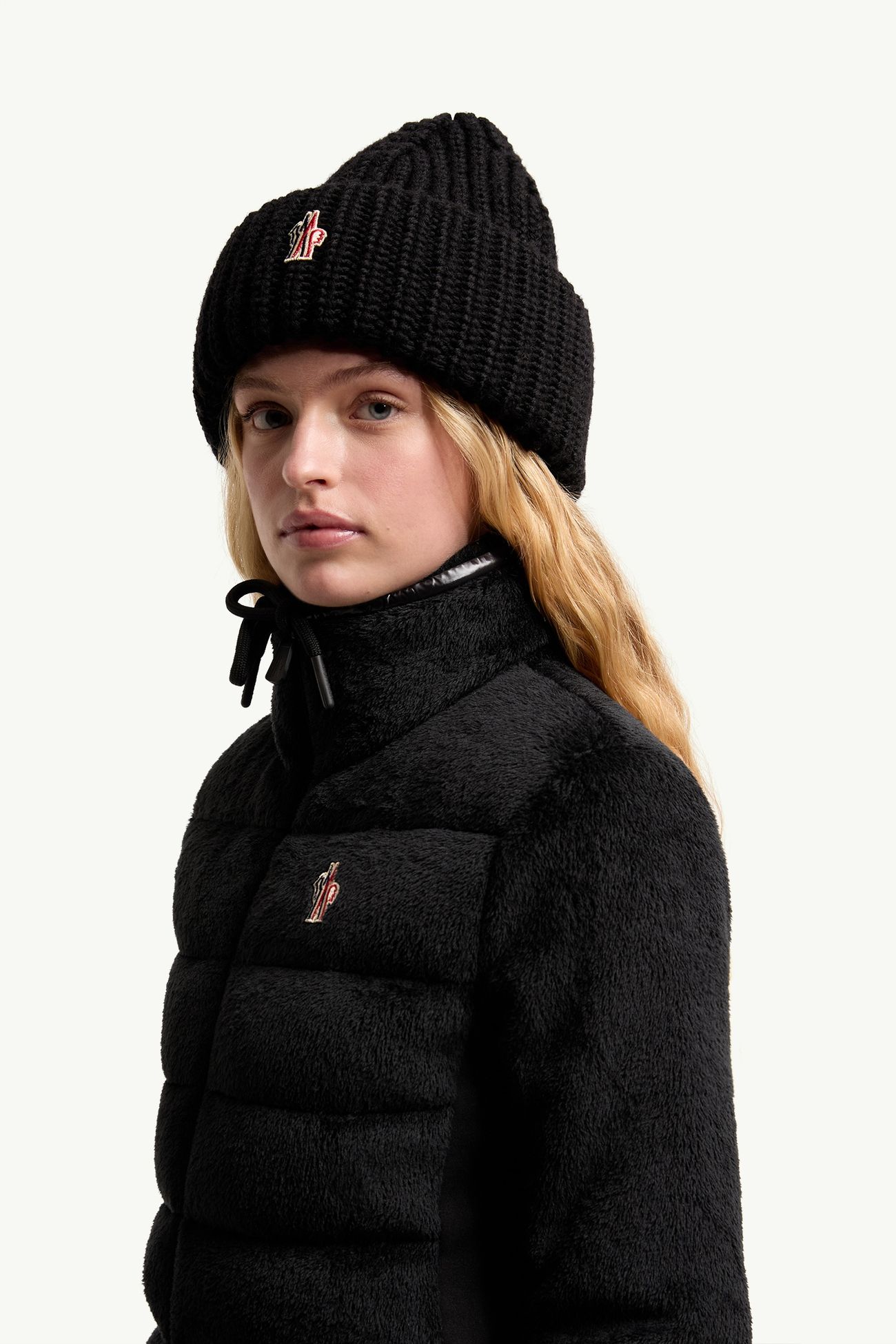 Polartec® Padded Hoodie Women Black Moncler 1